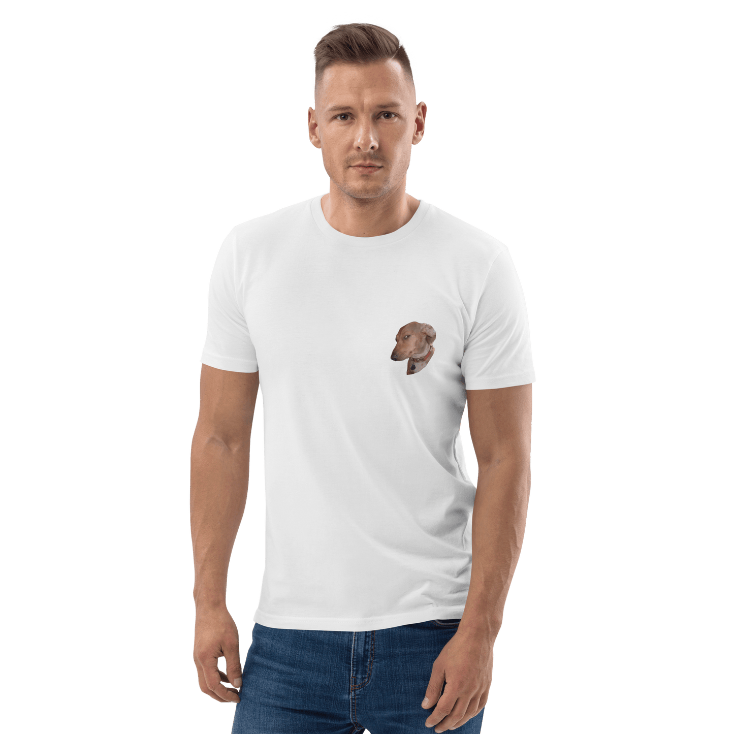 Dog Premium Organic T-Shirt Meme - Dark Heather Grey | Shirtposting
