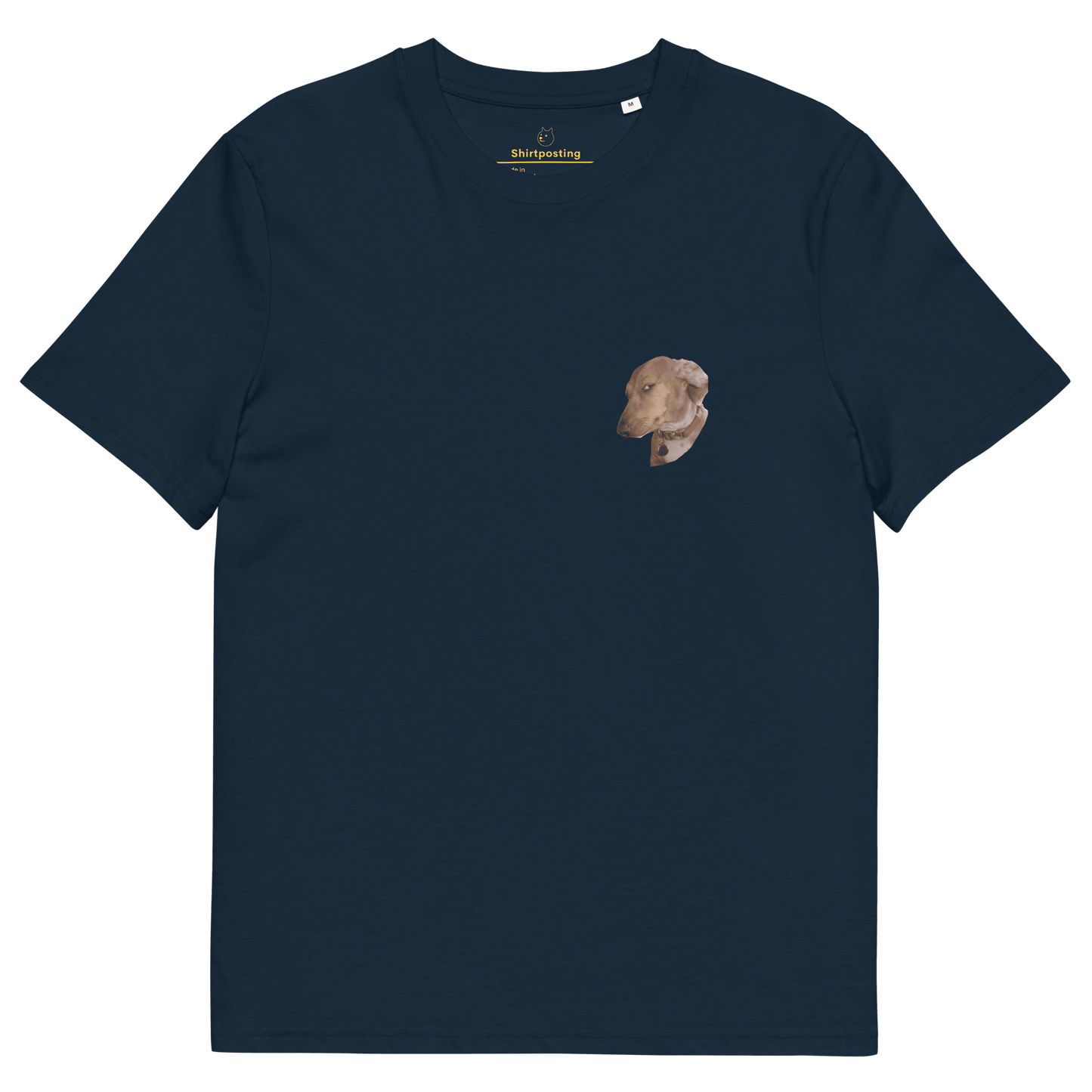 Dog Premium Organic T-Shirt Meme - French Navy | Shirtposting