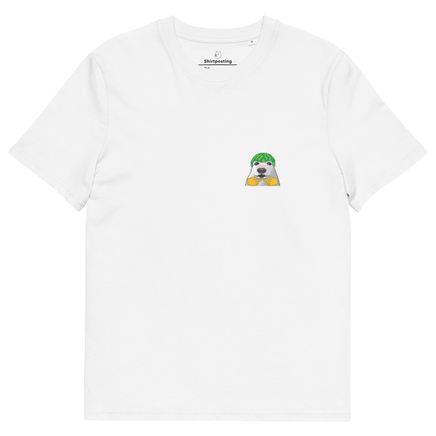 Dog Premium Organic T-Shirt Meme - White | Shirtposting