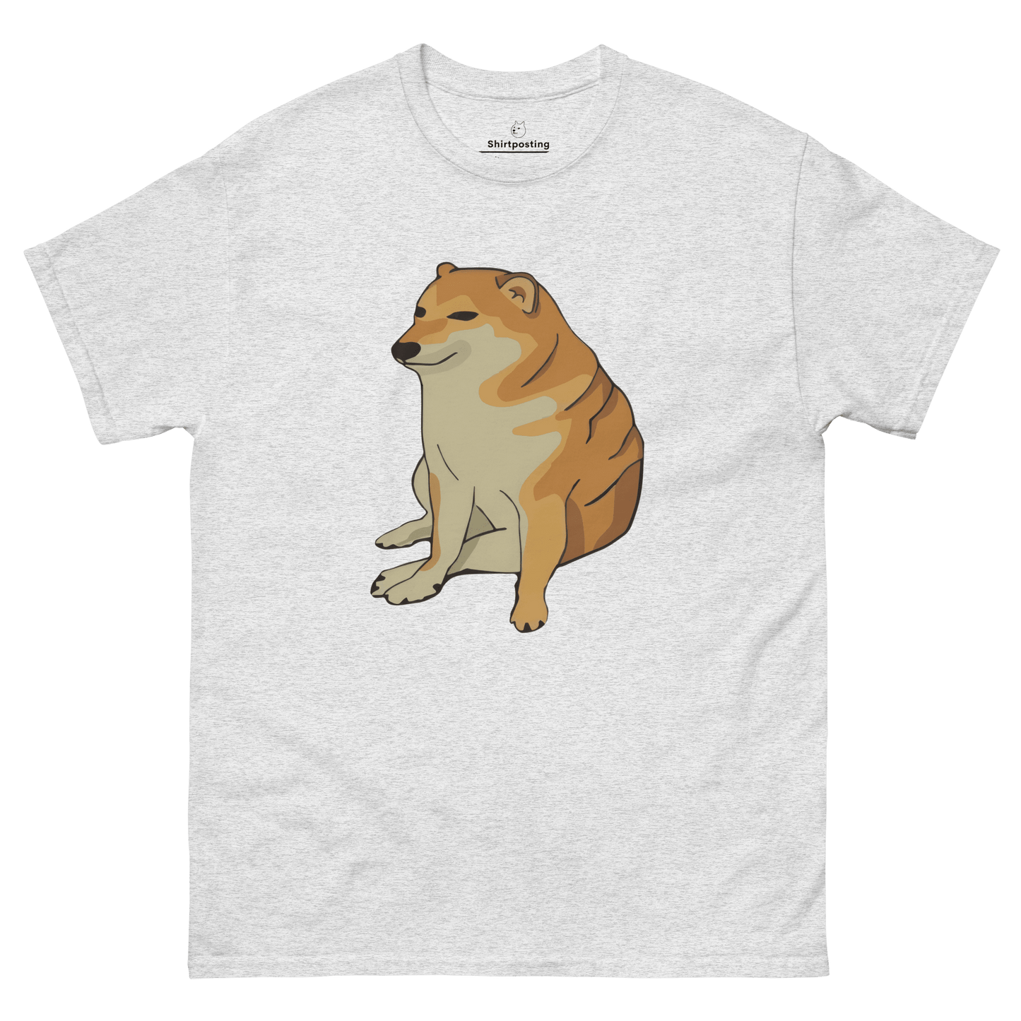 Doge Classic T-Shirt Meme - Ash | Shirtposting