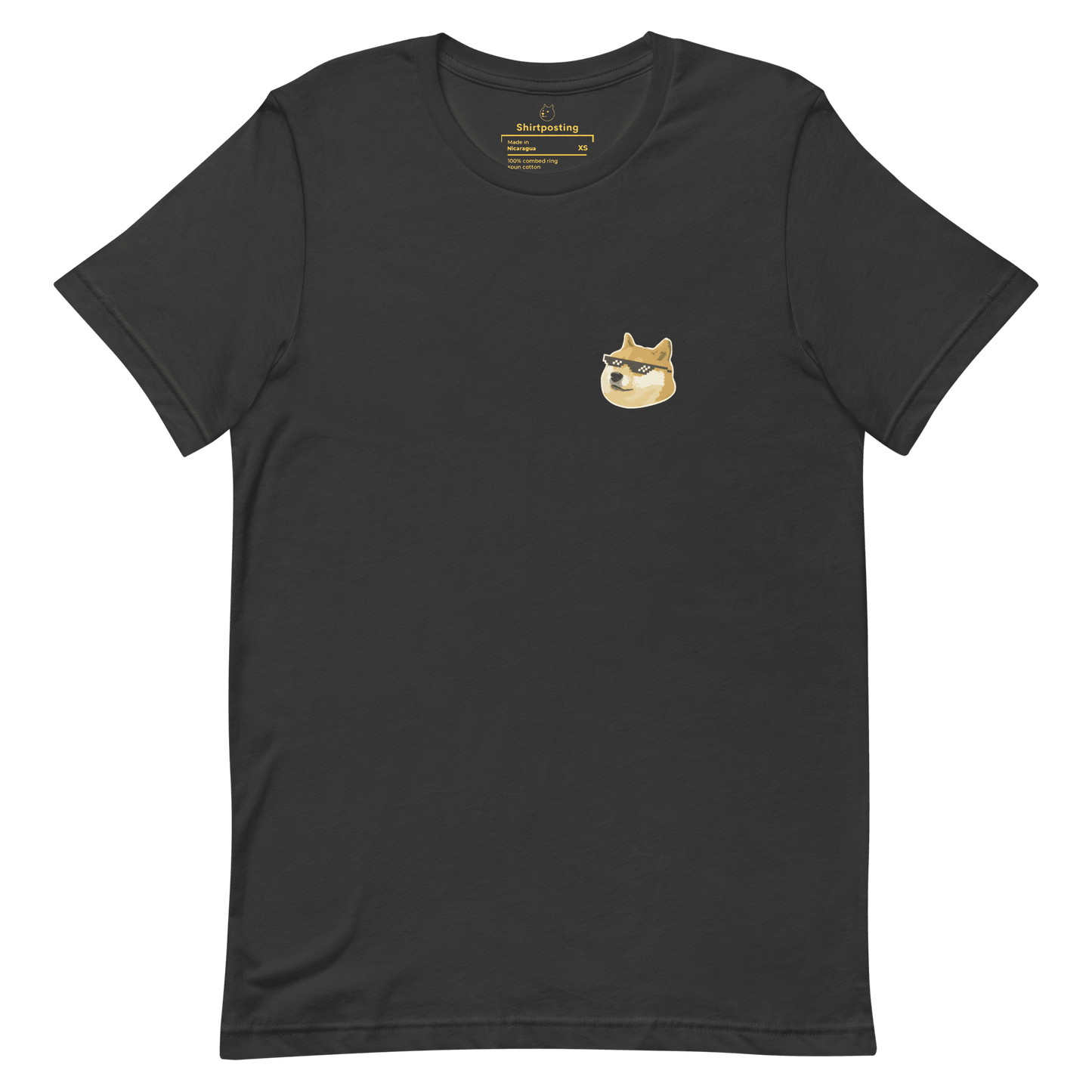 Doge Classic T-Shirt Meme - Dark Grey | Shirtposting