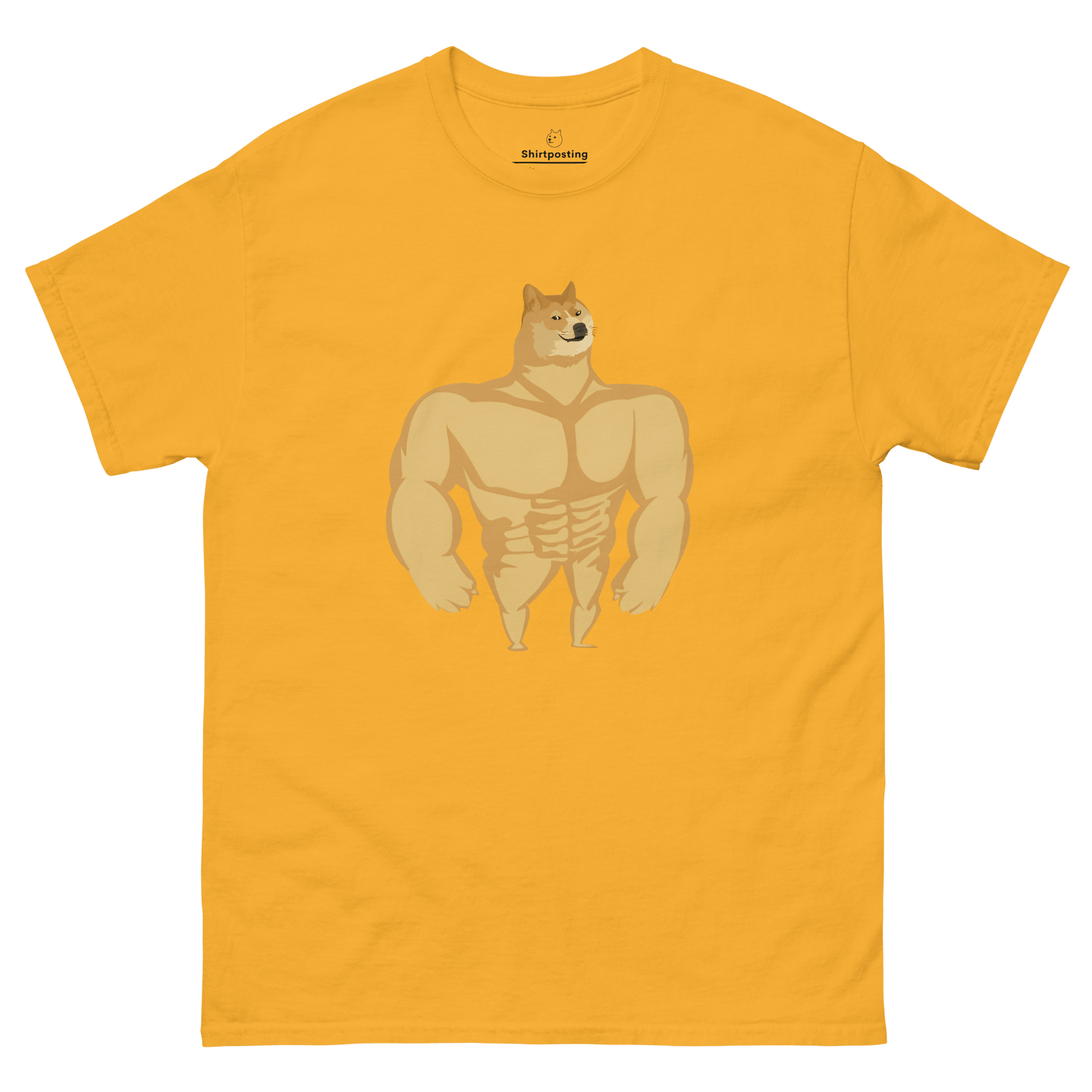 Doge Classic T-Shirt Meme - Gold | Shirtposting
