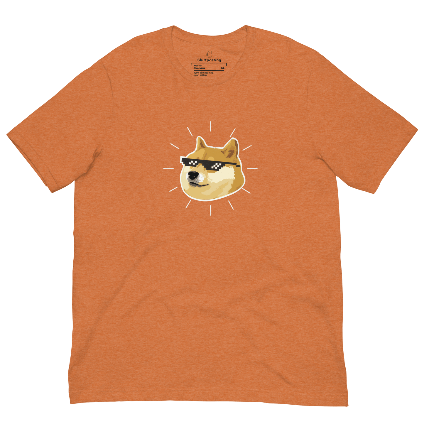 Doge Classic T-Shirt Meme - Heather Autumn | Shirtposting