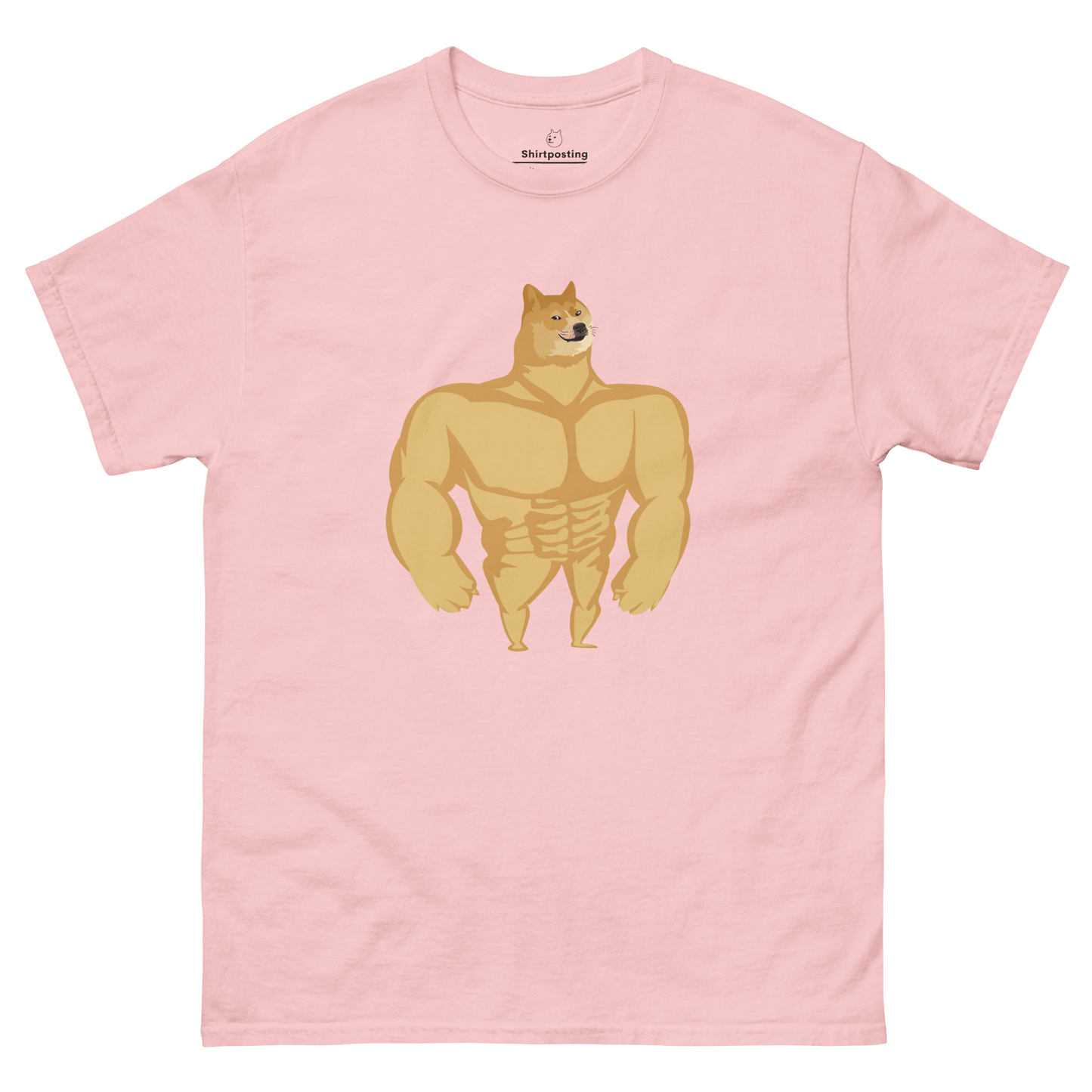 Doge Classic T-Shirt Meme - Light Pink | Shirtposting