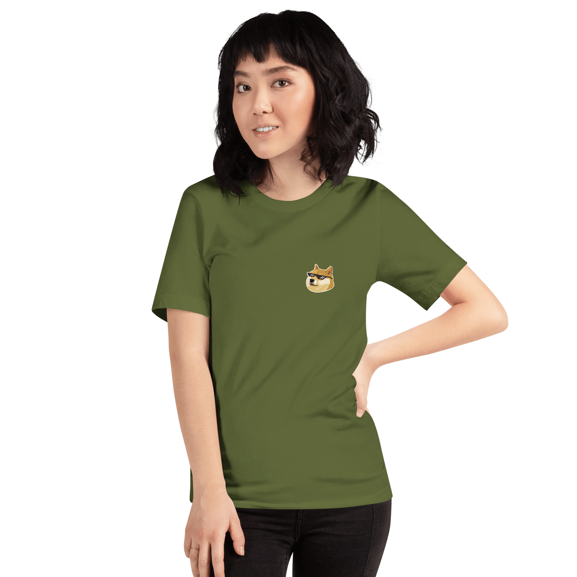Doge Classic T-Shirt Meme - Military Green | Shirtposting