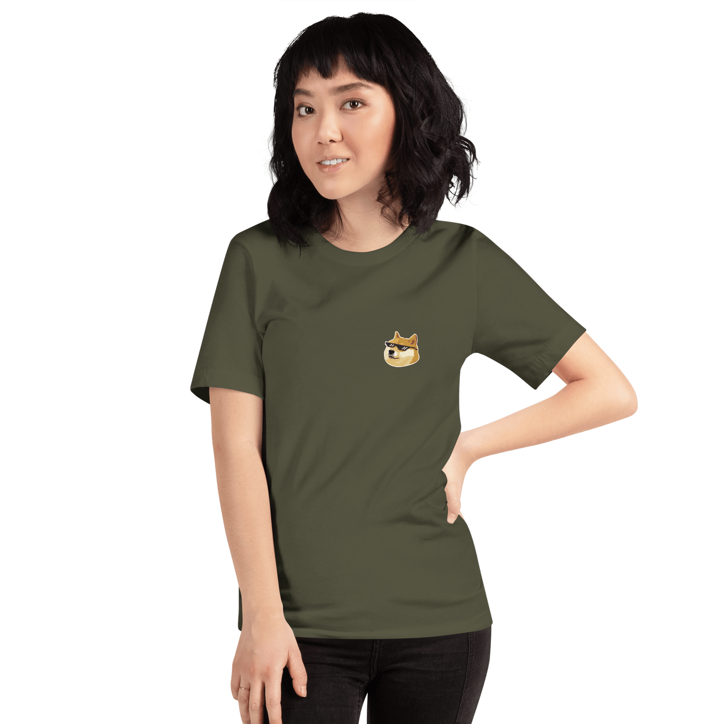 Doge Classic T-Shirt Meme - Military Green | Shirtposting