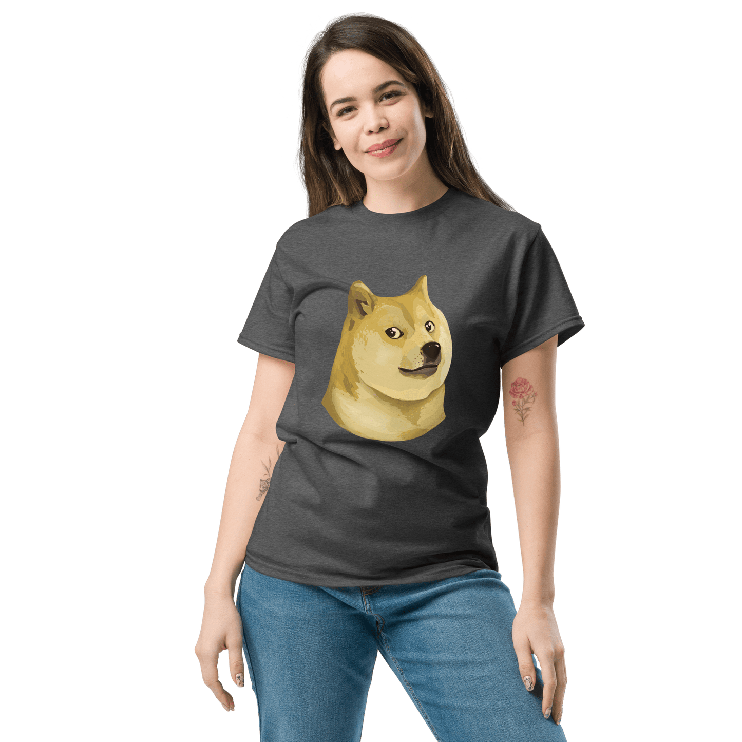 Doge Classic T-Shirt Meme - Military Green | Shirtposting