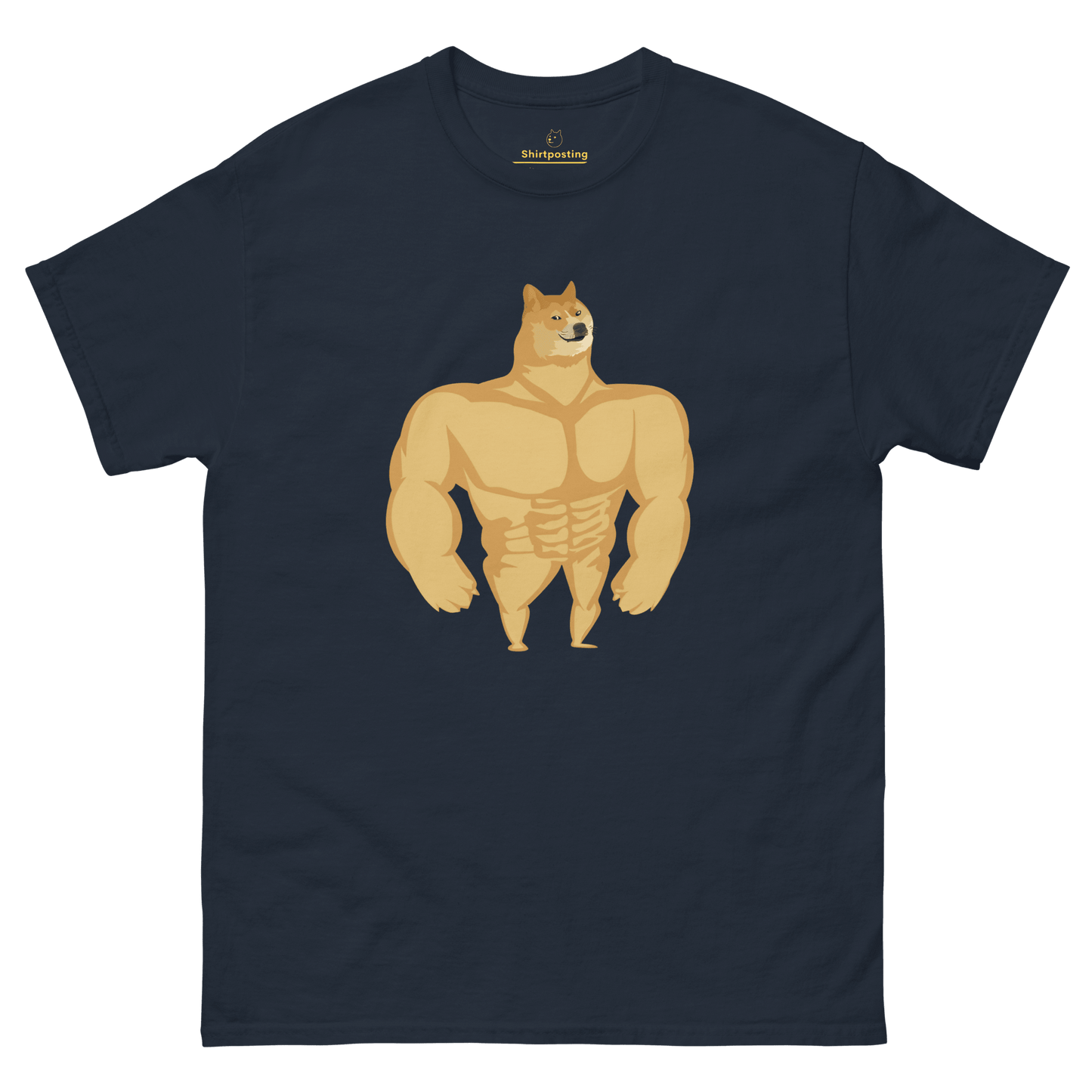 Doge Classic T-Shirt Meme - Navy | Shirtposting