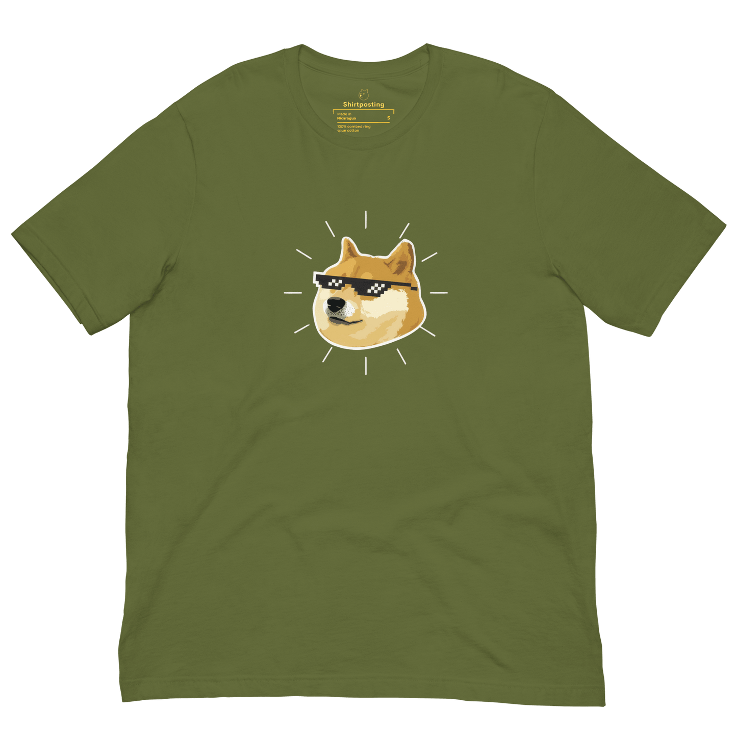 Doge Classic T-Shirt Meme - Navy | Shirtposting