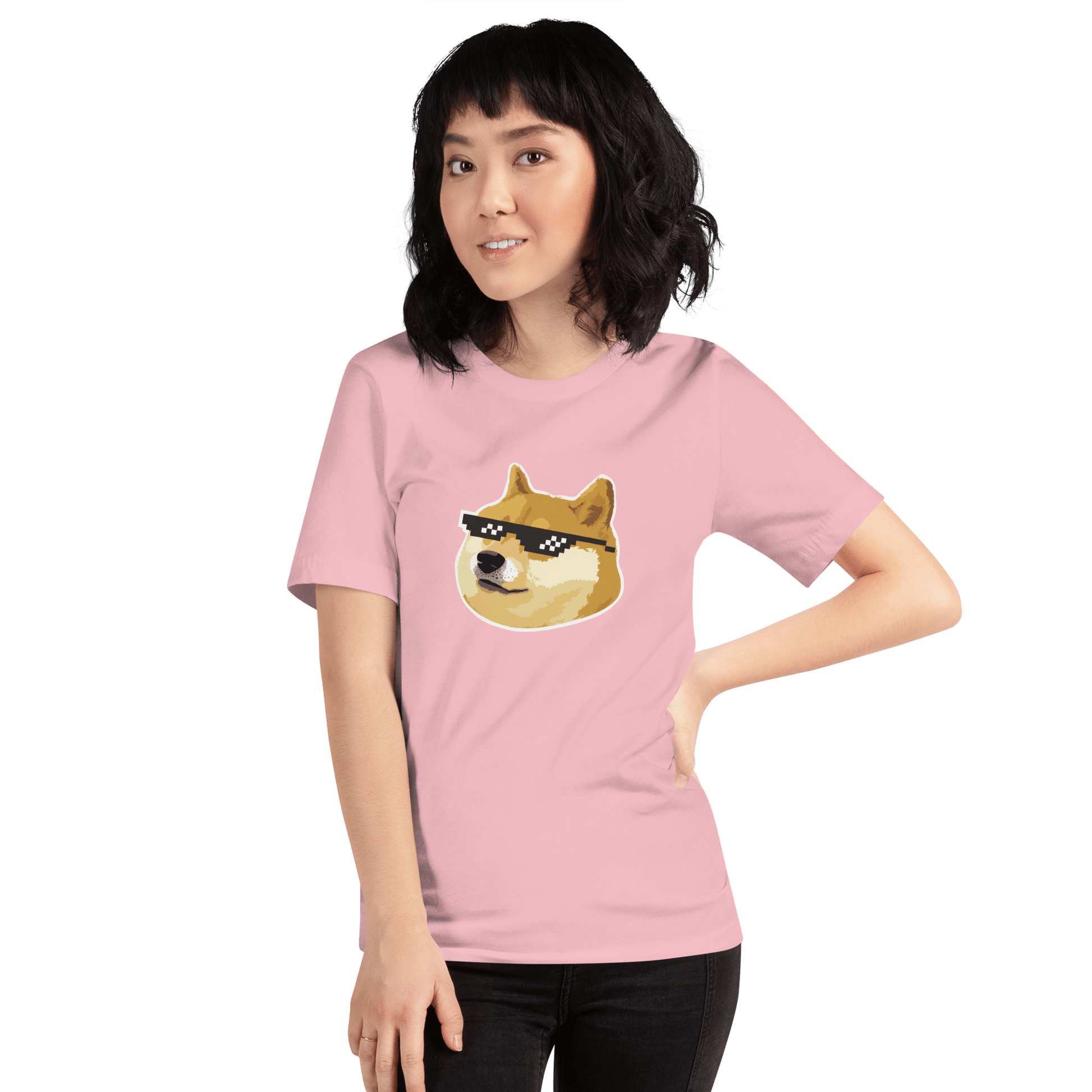 Doge Classic T-Shirt Meme - Pink | Shirtposting
