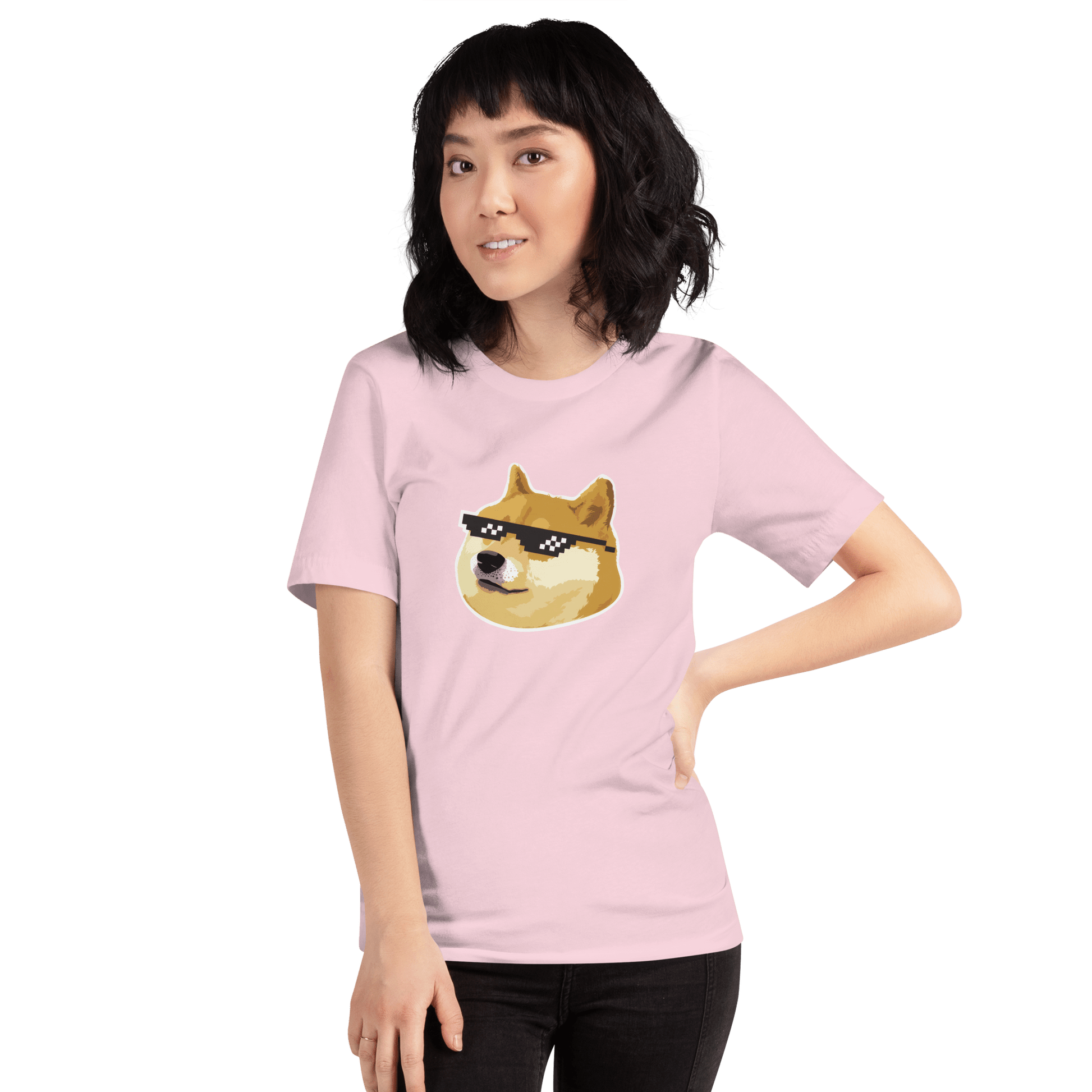 Doge Classic T-Shirt Meme - Pink | Shirtposting