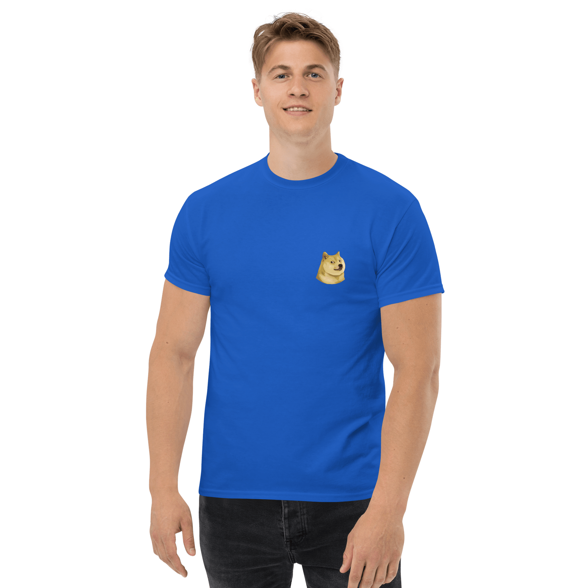 Doge Classic T-Shirt Meme - Royal | Shirtposting