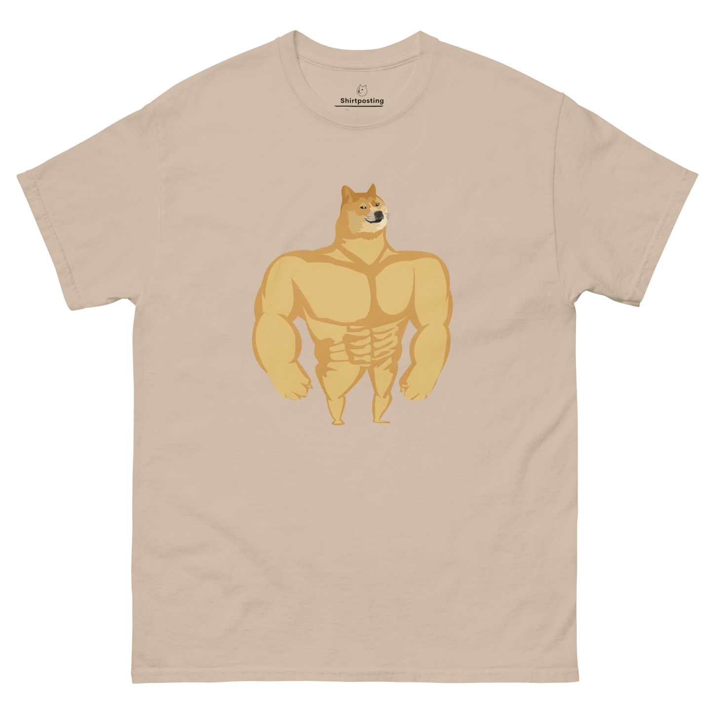 Doge Classic T-Shirt Meme - Sand | Shirtposting