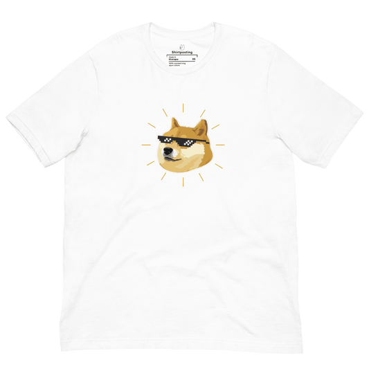 Doge Classic T-Shirt Meme - White | Shirtposting