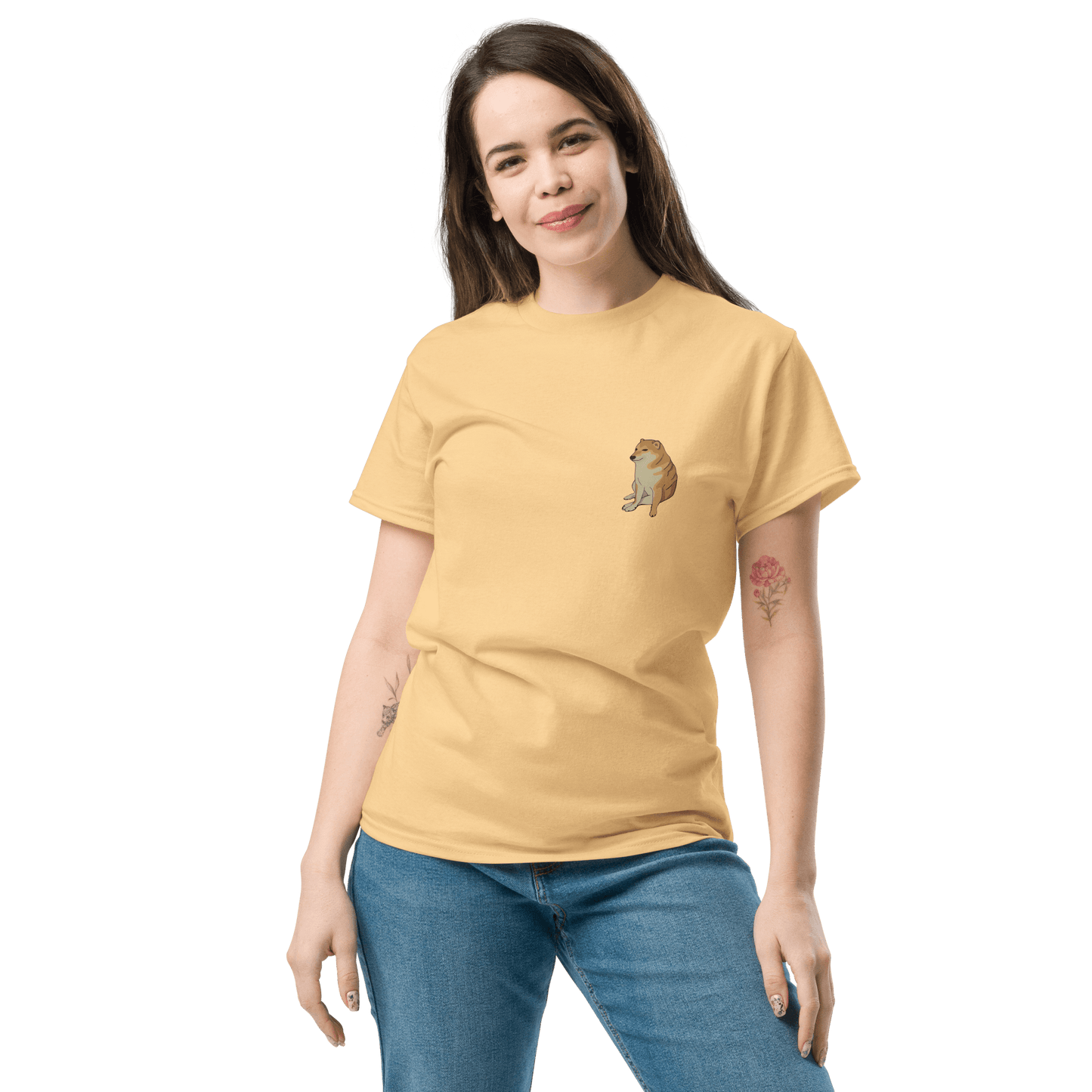 Doge Classic T-Shirt Meme - Yellow Haze | Shirtposting