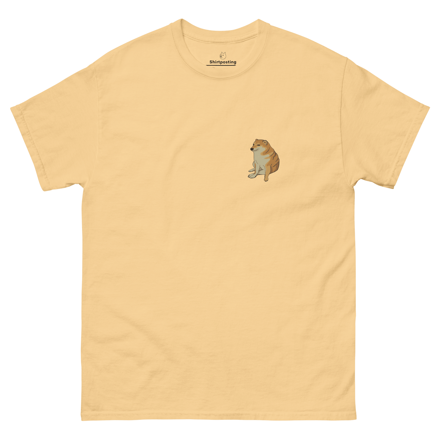 Doge Classic T-Shirt Meme - Yellow Haze | Shirtposting