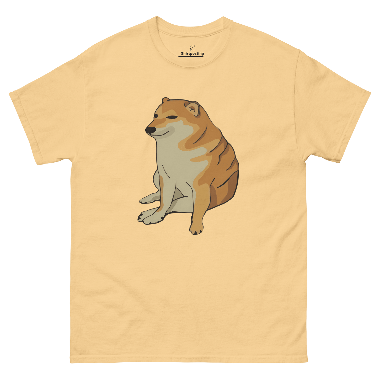 Doge Classic T-Shirt Meme - Yellow Haze | Shirtposting