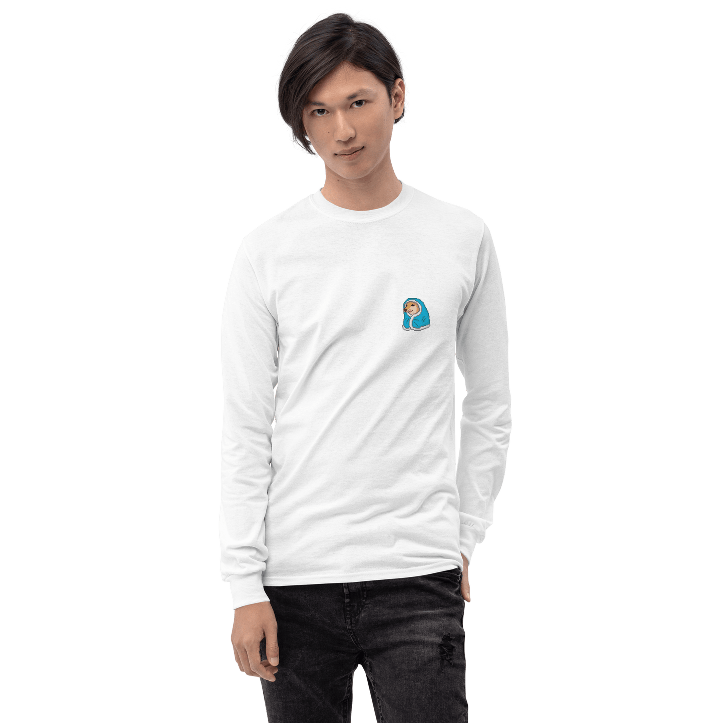 Doge Long Sleeve T-Shirt Meme - Sport Grey | Shirtposting