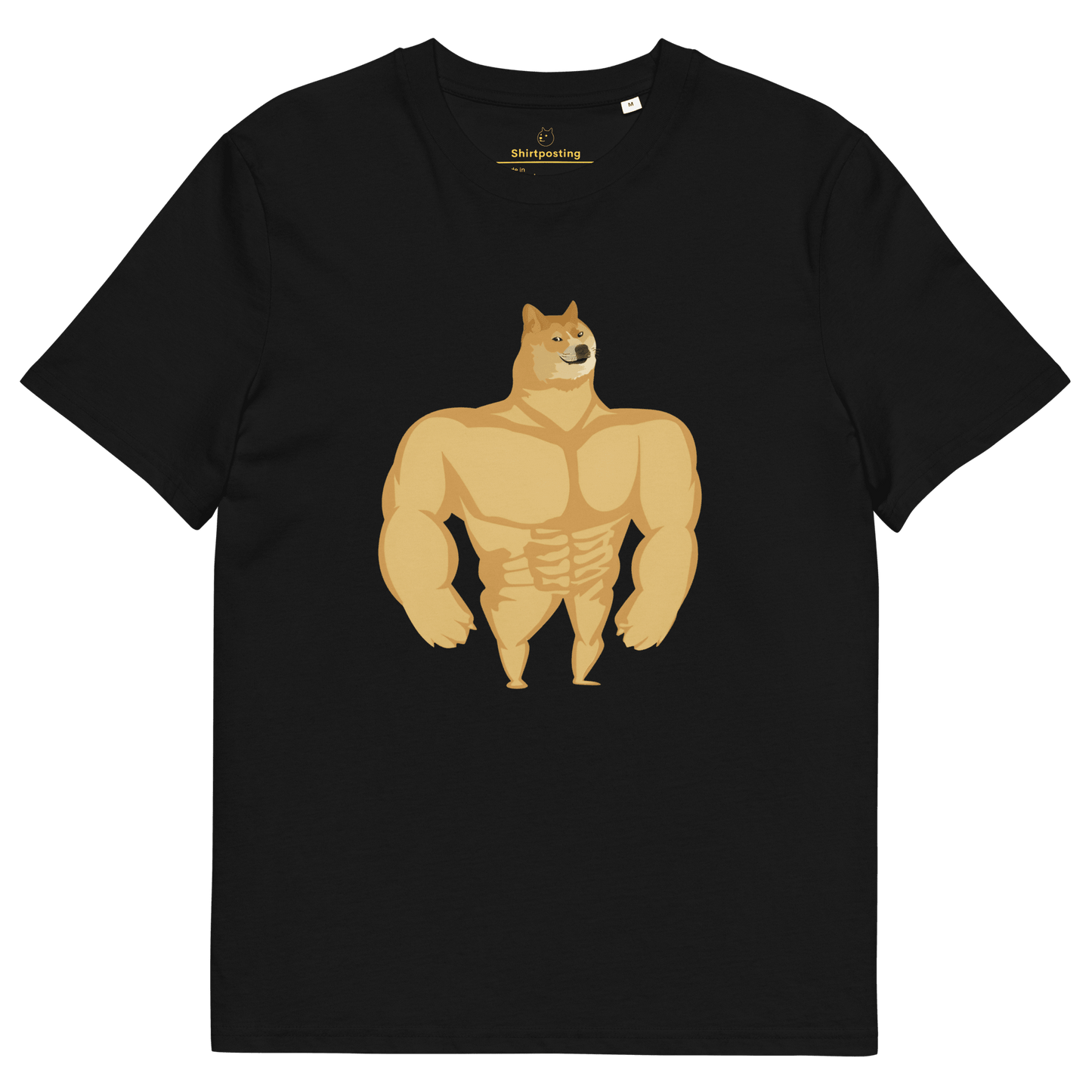 Doge Premium Organic T-Shirt Meme - Black | Shirtposting