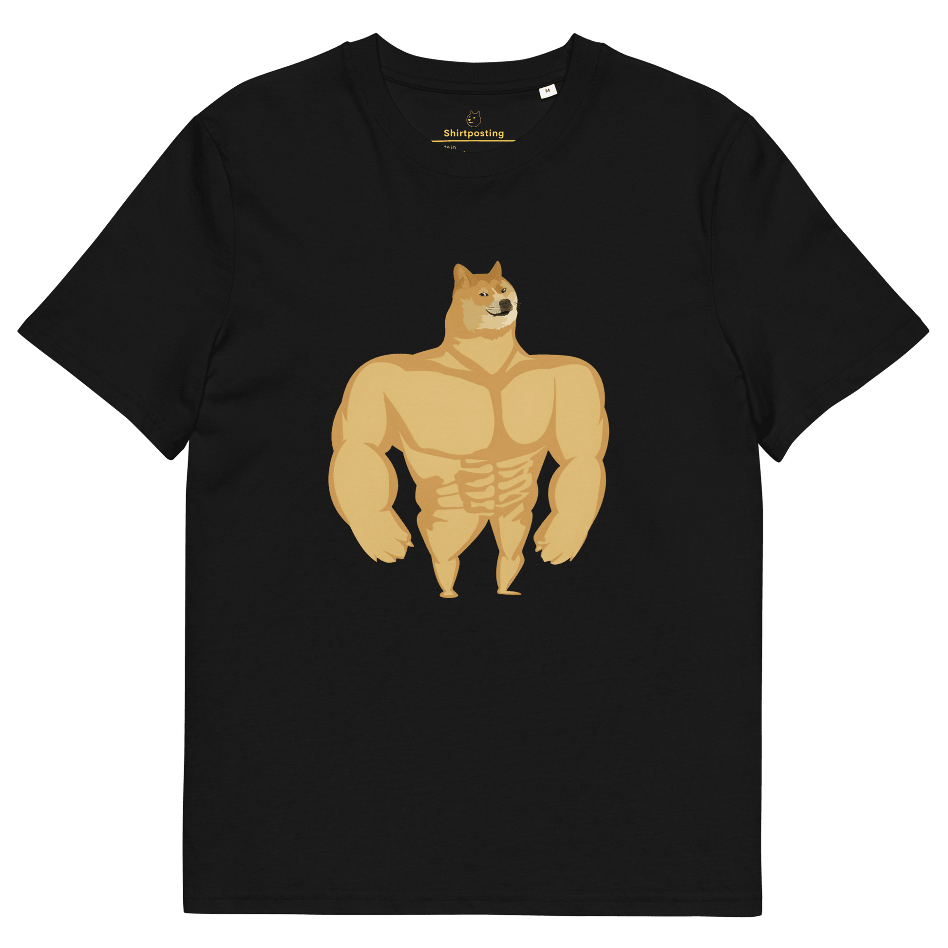 Doge Premium Organic T-Shirt Meme - Black | Shirtposting
