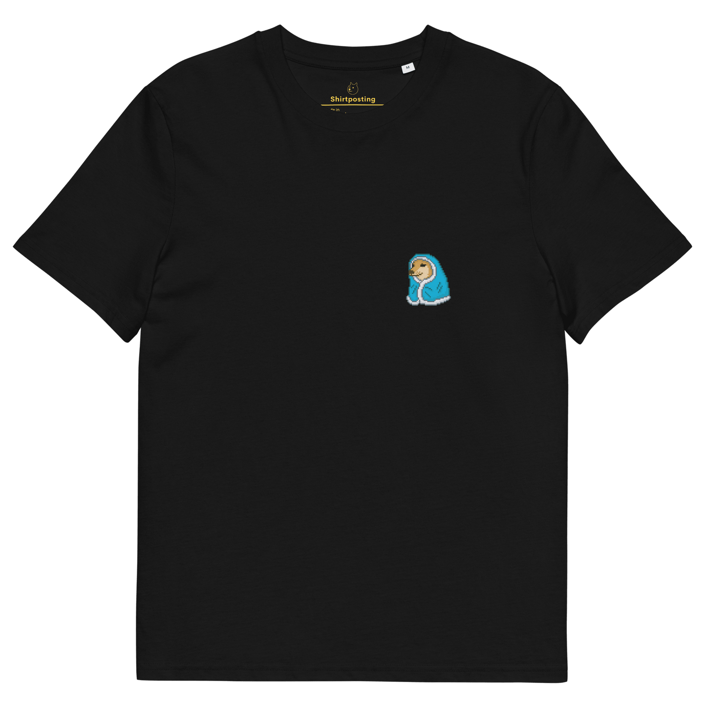 Doge Premium Organic T-Shirt Meme - Black | Shirtposting