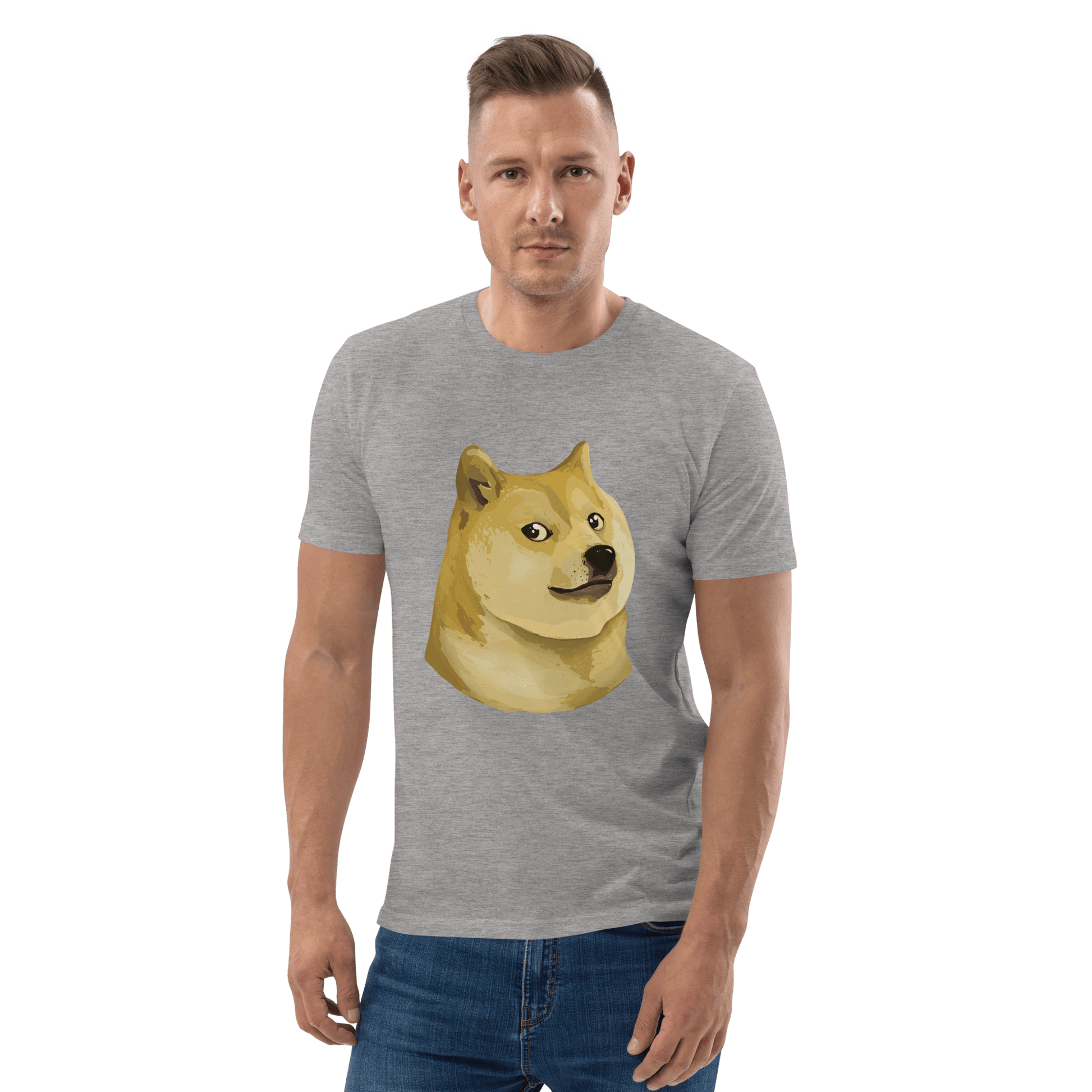 Doge Premium Organic T-Shirt Meme - Cotton Pink | Shirtposting
