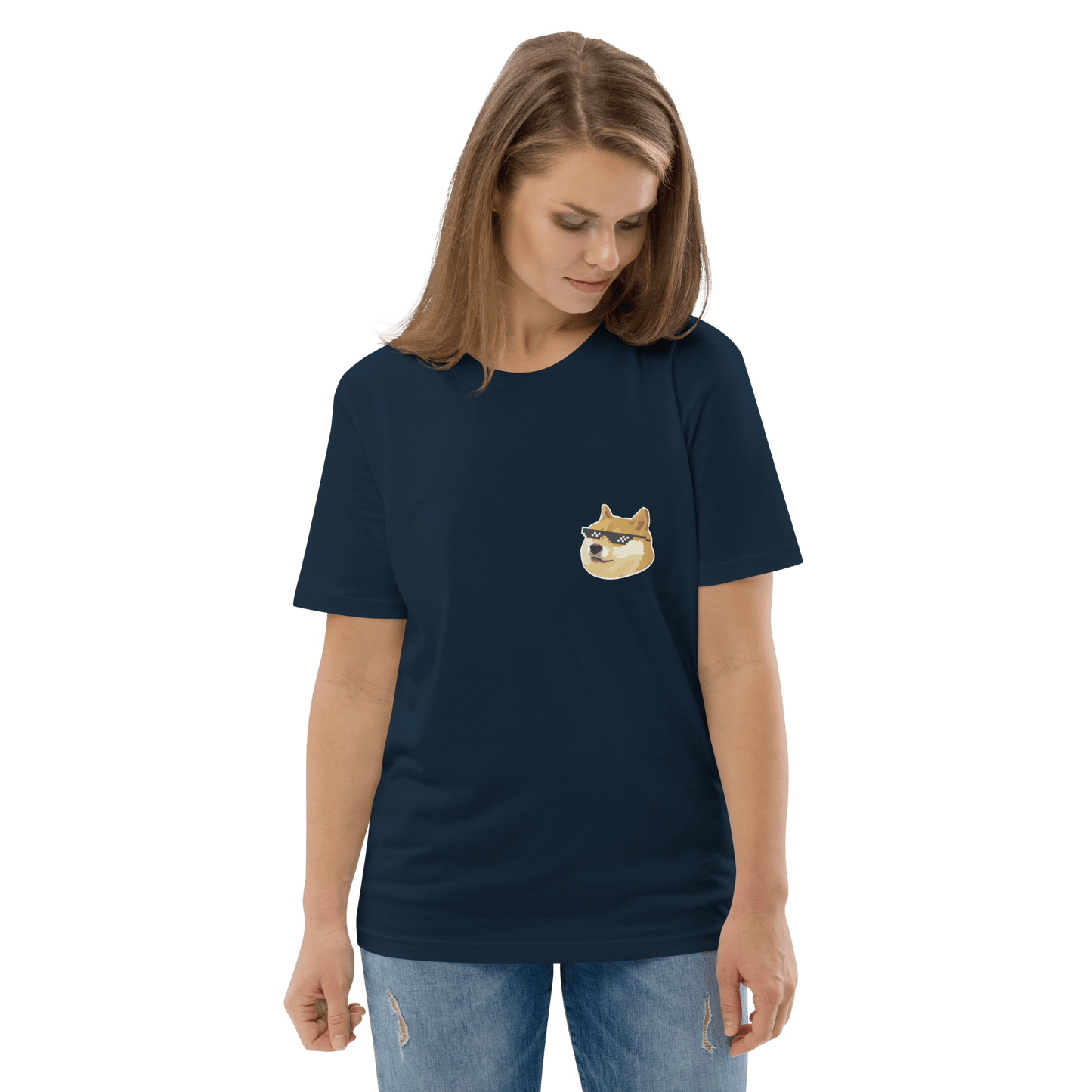 Doge Premium Organic T-Shirt Meme - Cotton Pink | Shirtposting