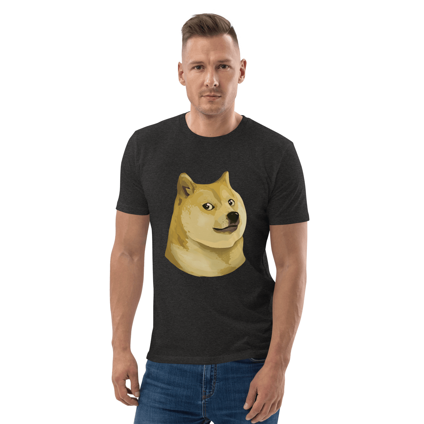 Doge Premium Organic T-Shirt Meme - Cotton Pink | Shirtposting