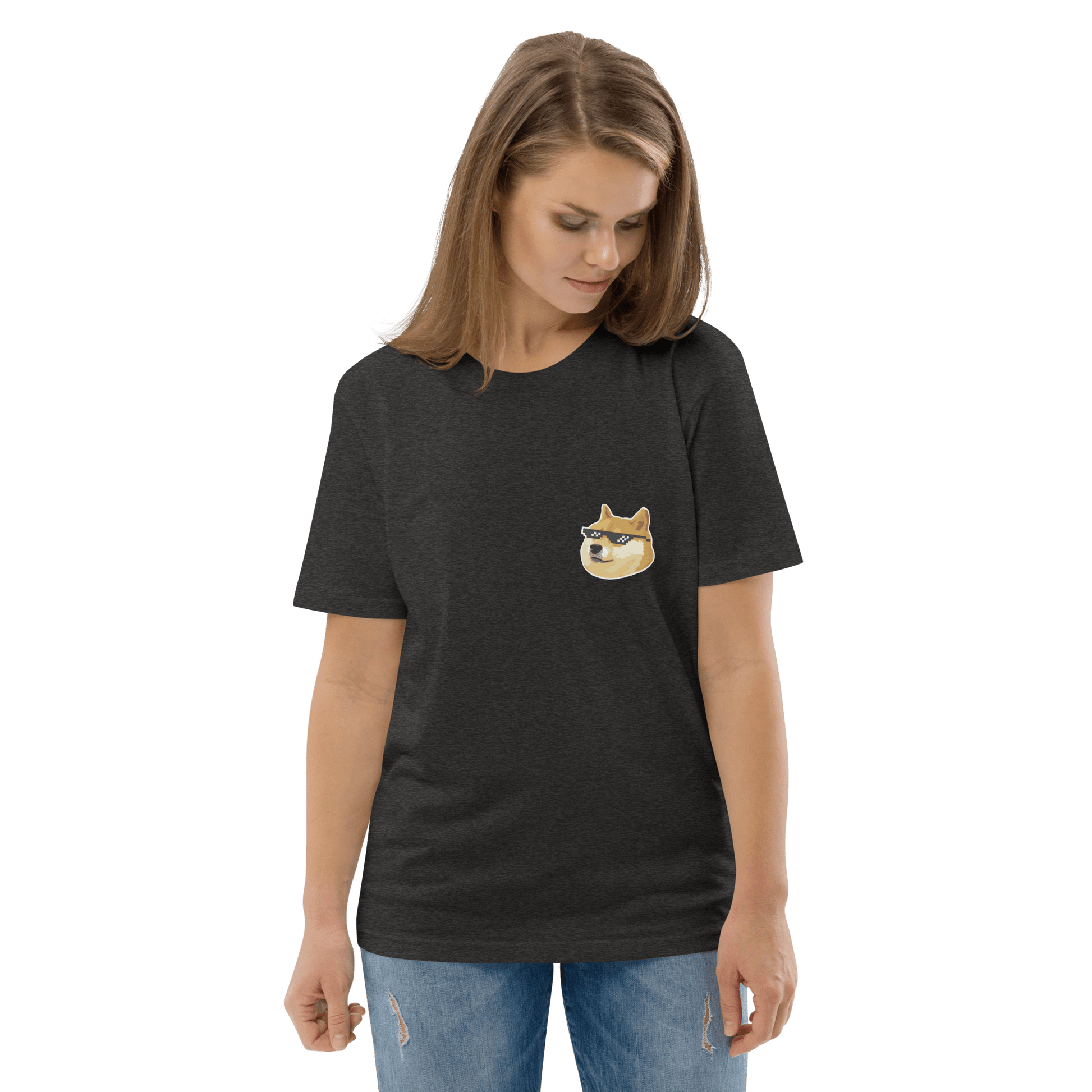 Doge Premium Organic T-Shirt Meme - Cotton Pink | Shirtposting
