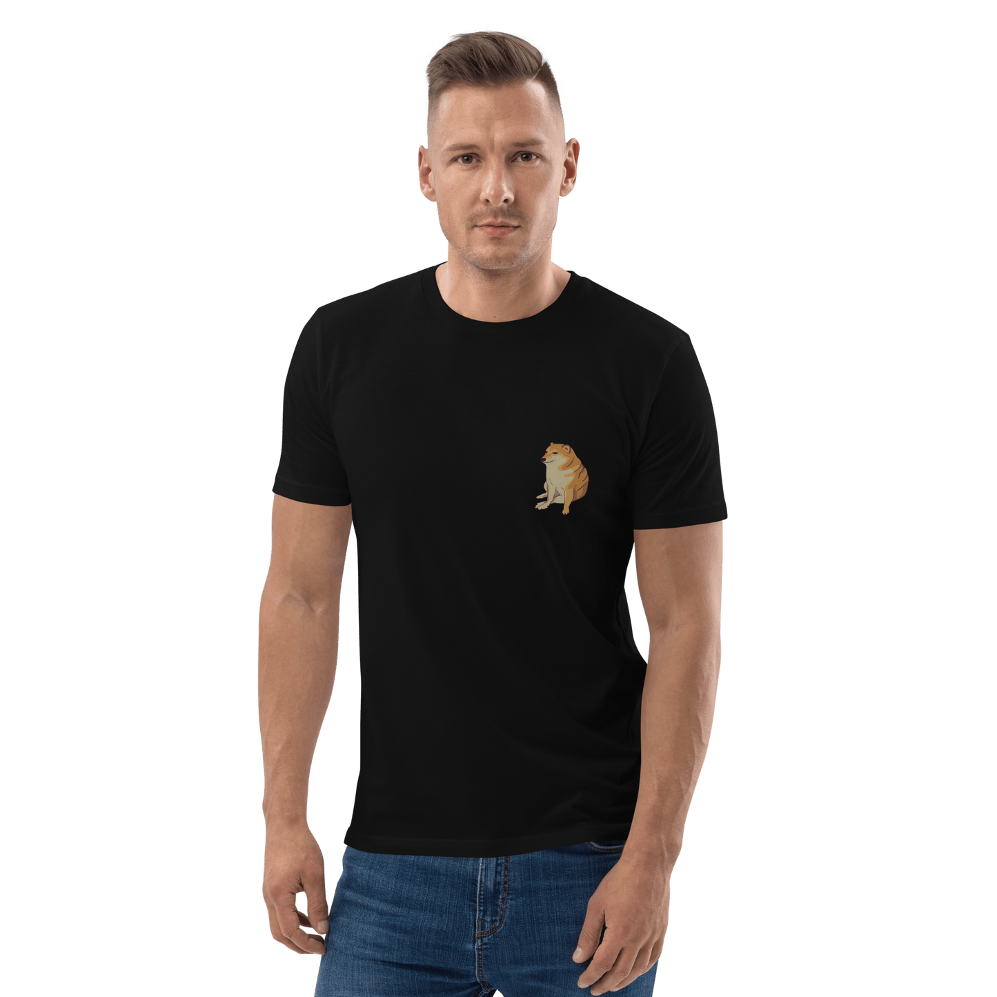 Doge Premium Organic T-Shirt Meme - Cotton Pink | Shirtposting
