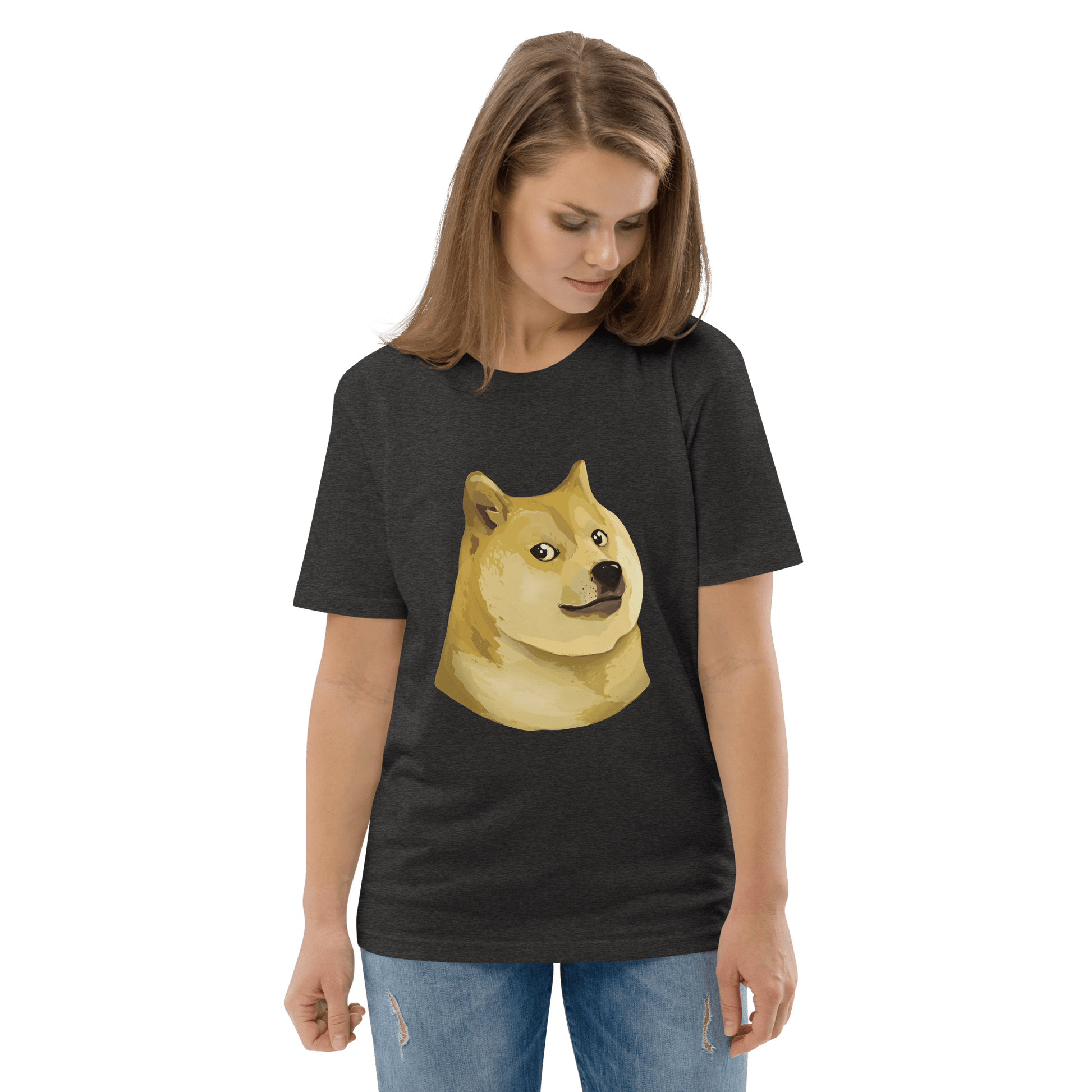 Doge Premium Organic T-Shirt Meme - Cotton Pink | Shirtposting