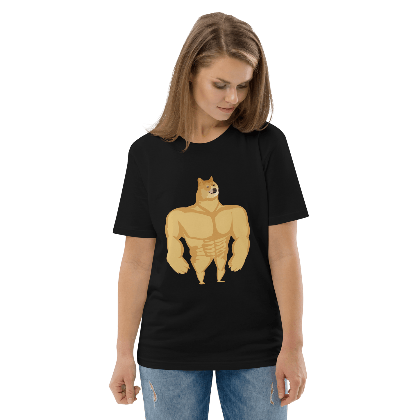 Doge Premium Organic T-Shirt Meme - Cotton Pink | Shirtposting