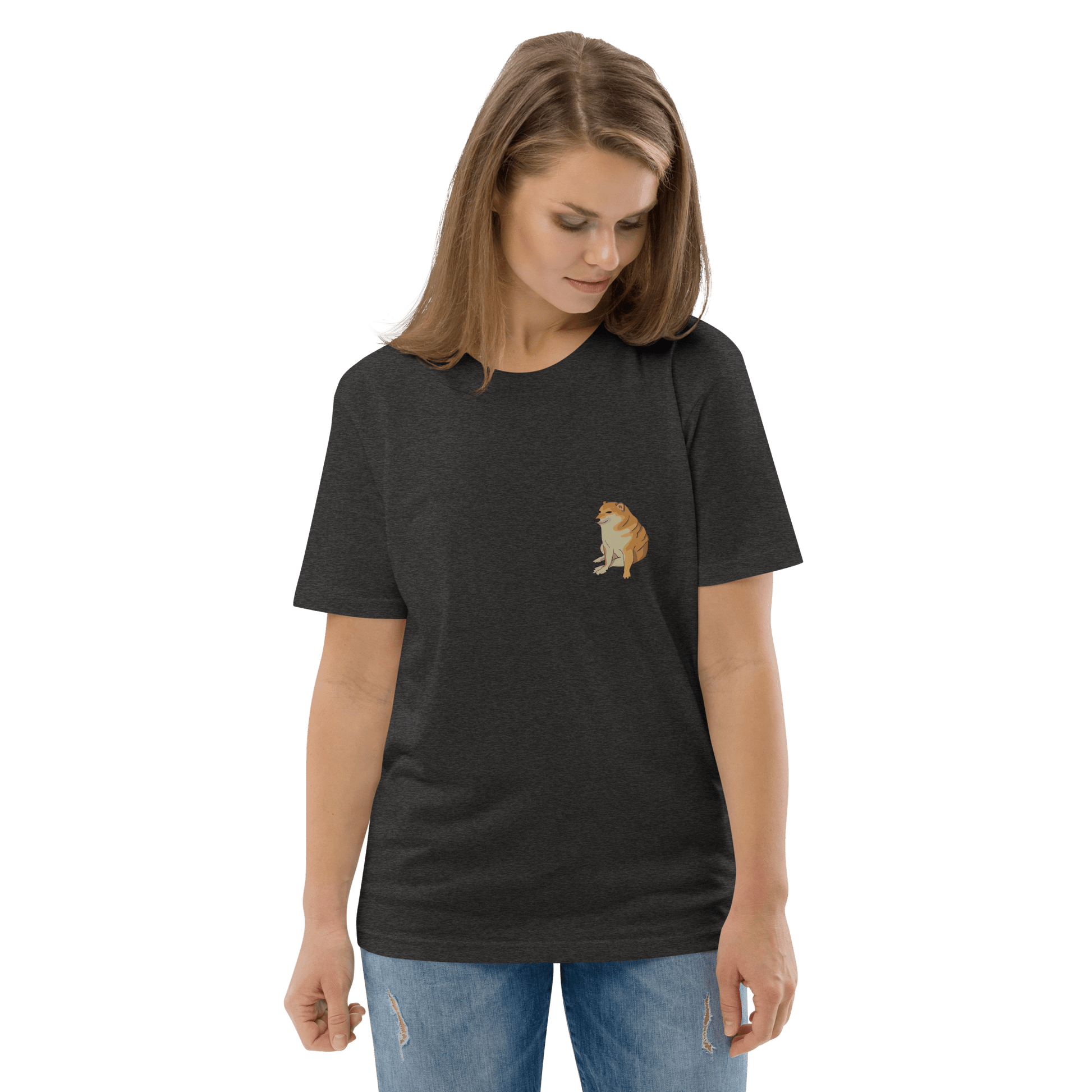 Doge Premium Organic T-Shirt Meme - Cotton Pink | Shirtposting