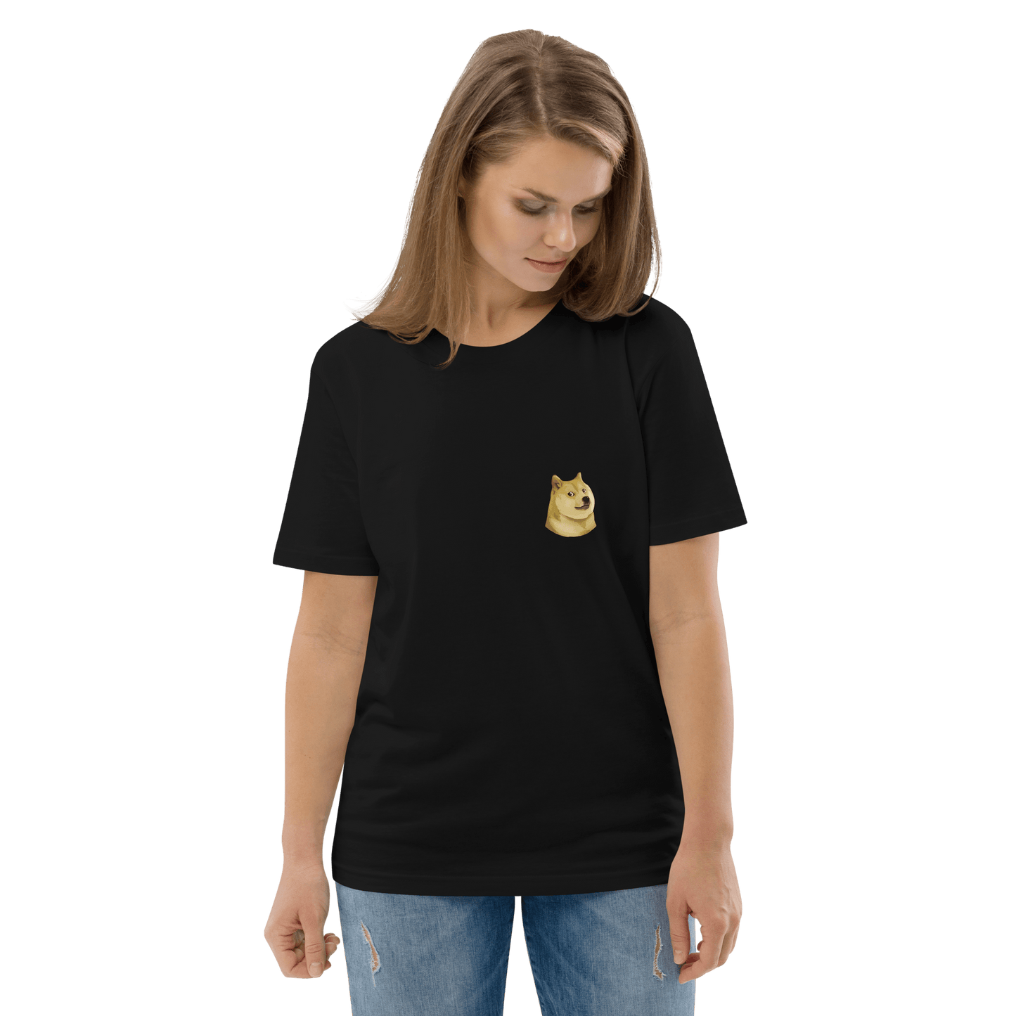 Doge Premium Organic T-Shirt Meme - Cotton Pink | Shirtposting