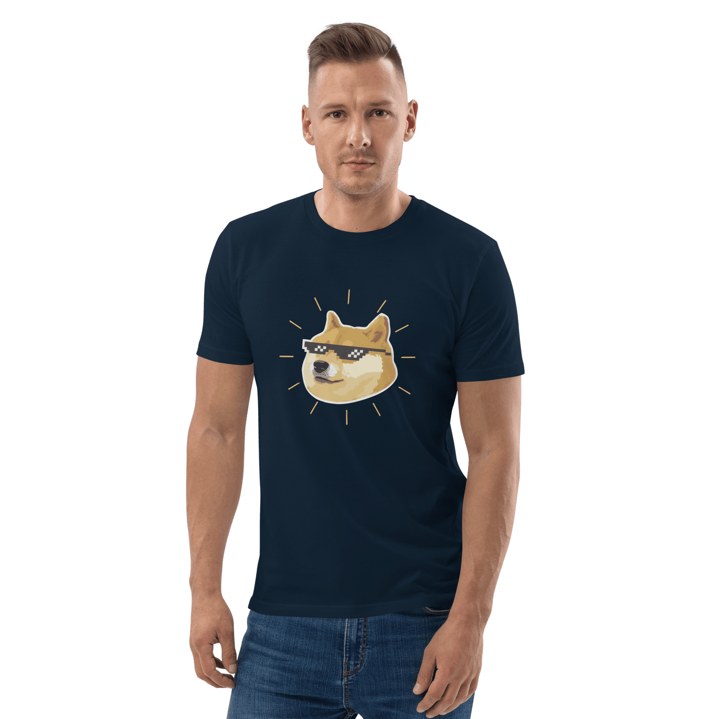 Doge Premium Organic T-Shirt Meme - Cotton Pink | Shirtposting