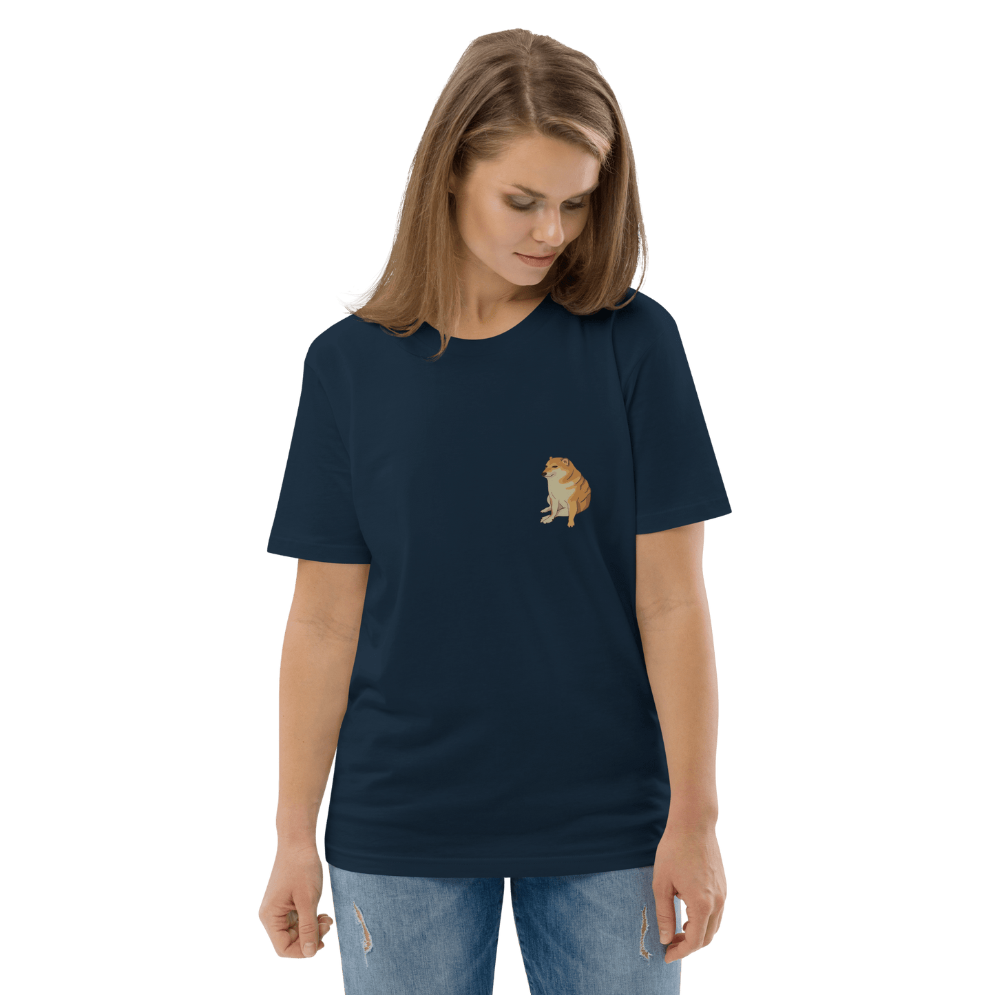 Doge Premium Organic T-Shirt Meme - Cotton Pink | Shirtposting
