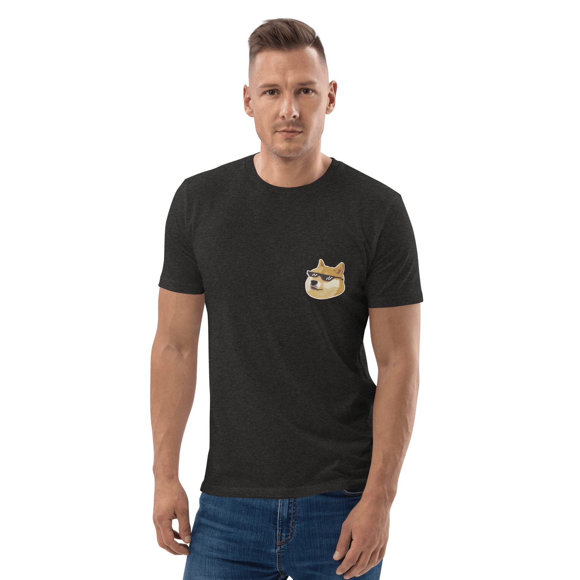 Doge Premium Organic T-Shirt Meme - Cotton Pink | Shirtposting