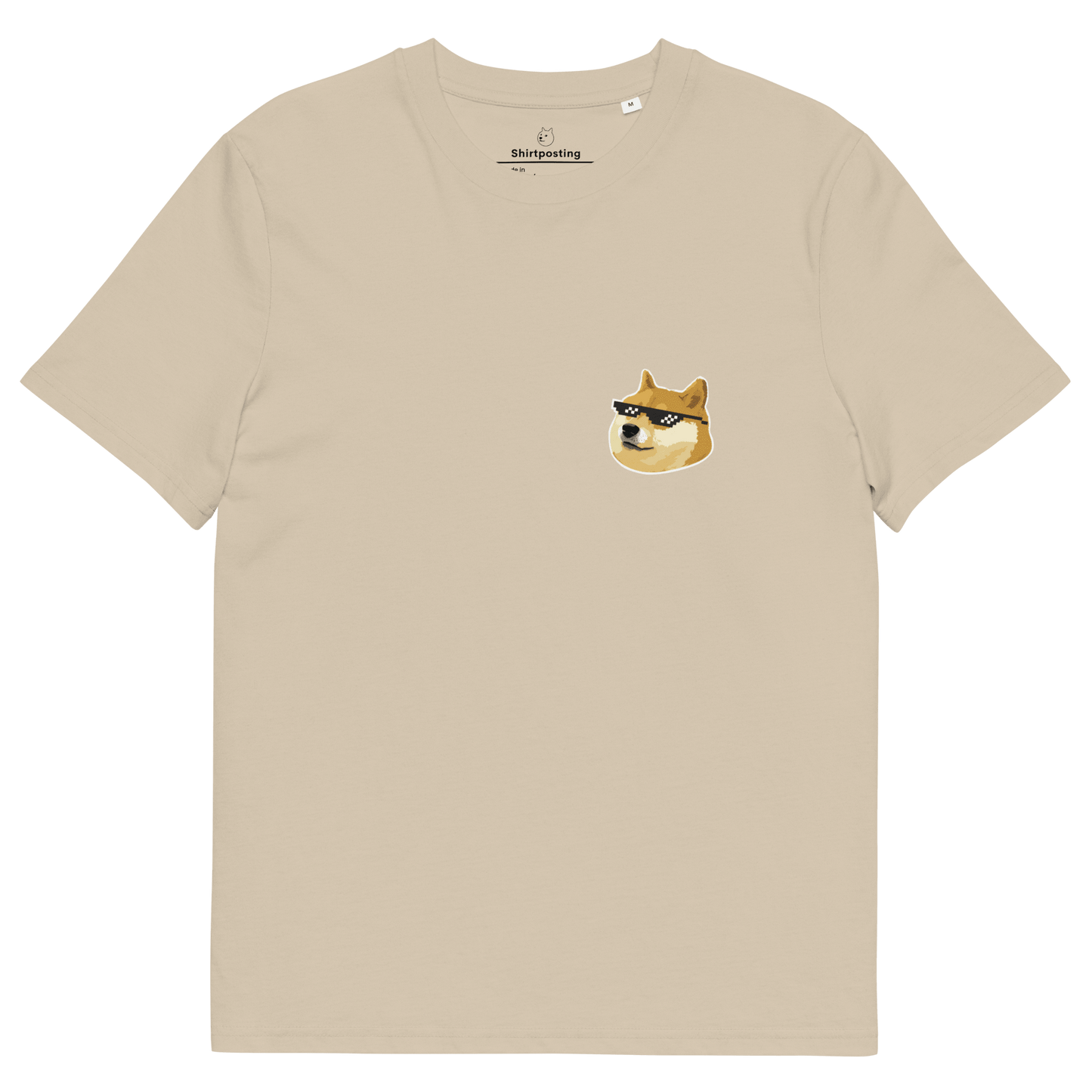 Doge Premium Organic T-Shirt Meme - Desert Dust | Shirtposting