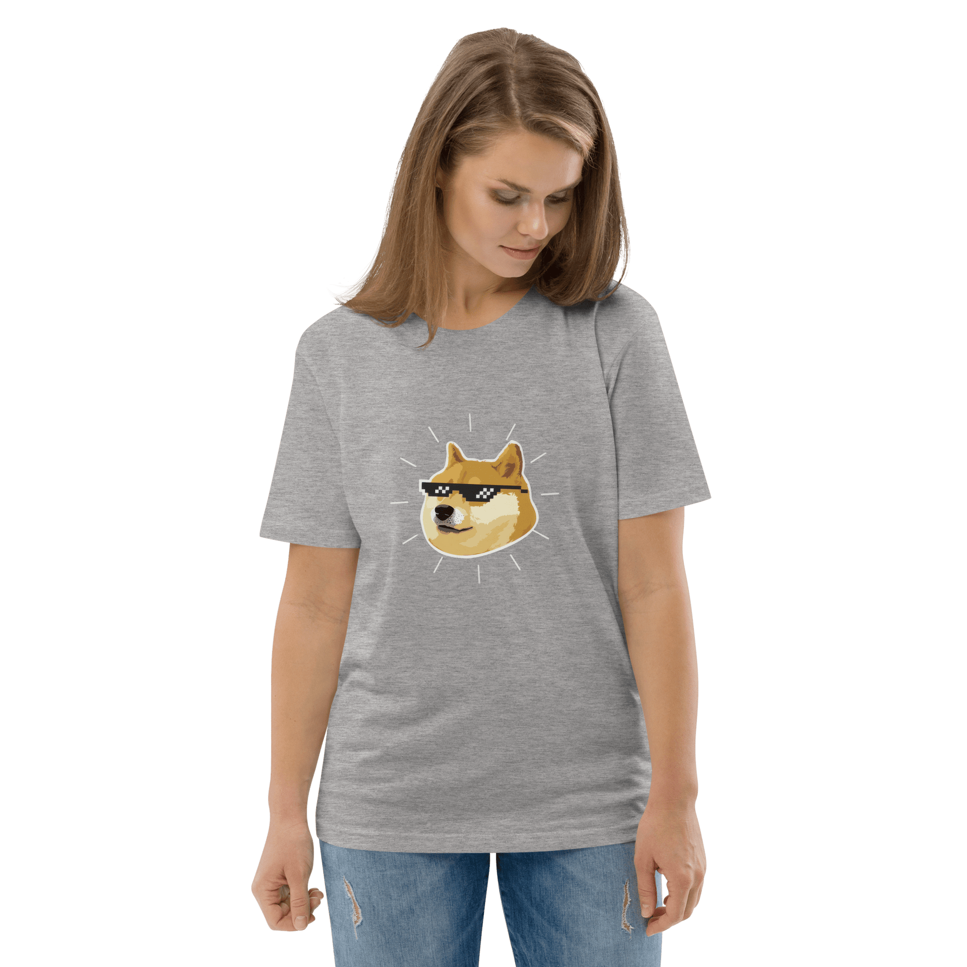 Doge Premium Organic T-Shirt Meme - Desert Dust | Shirtposting