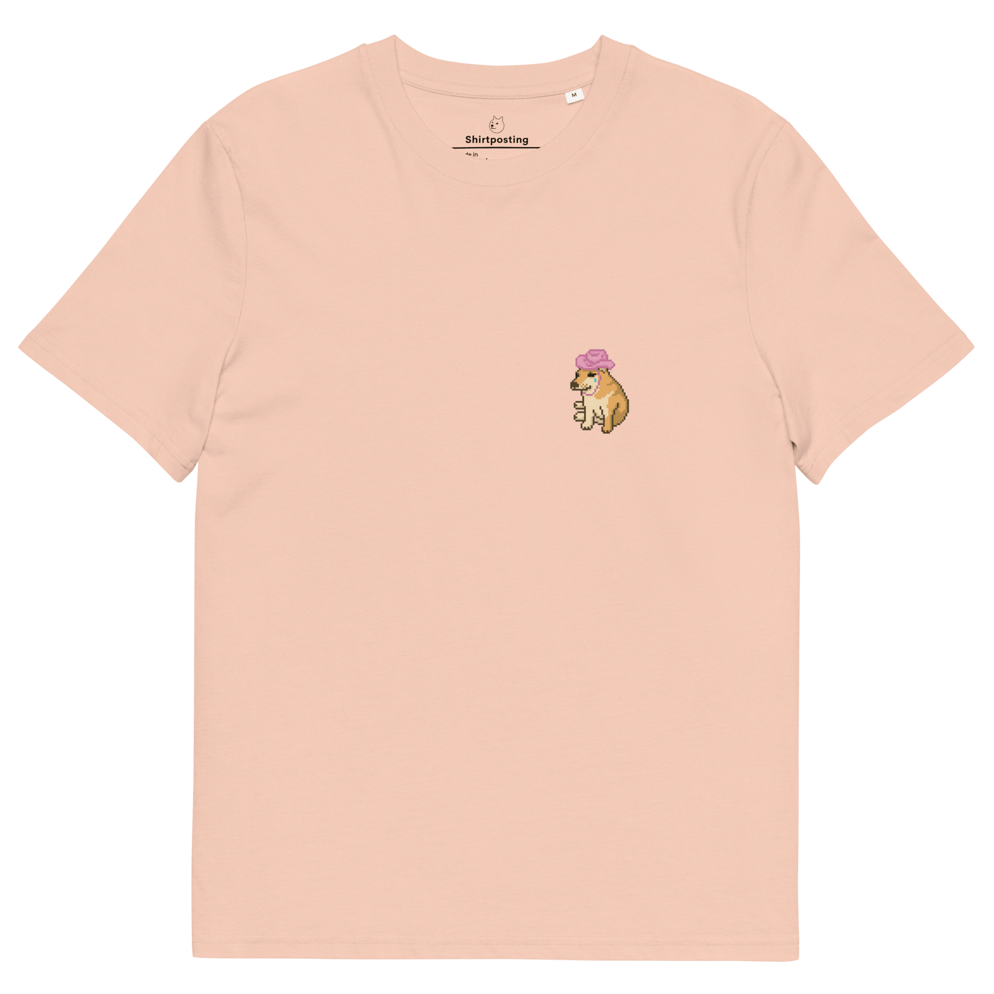 Doge Premium Organic T-Shirt Meme - Fraiche Peche | Shirtposting