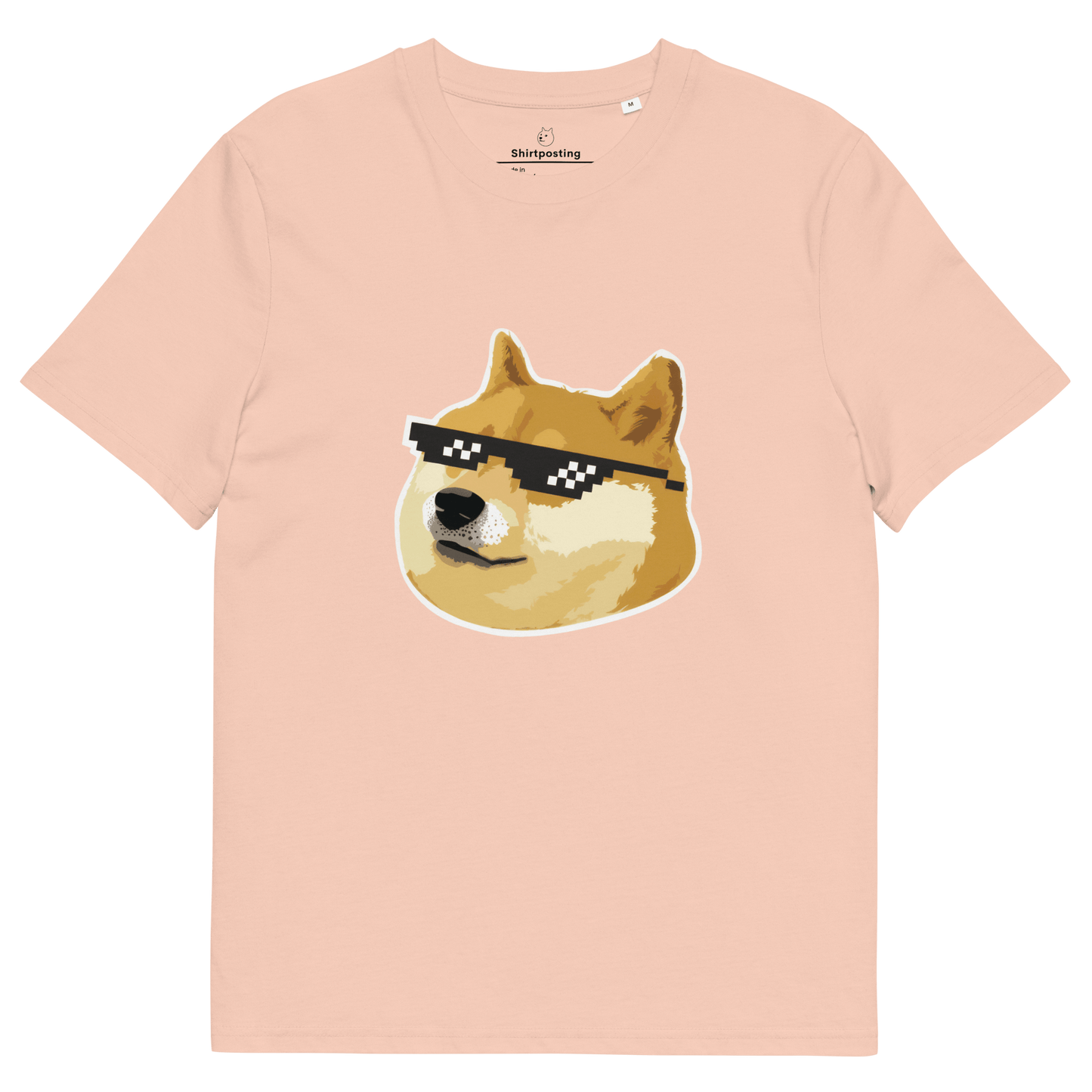 Doge Premium Organic T-Shirt Meme - Fraiche Peche | Shirtposting
