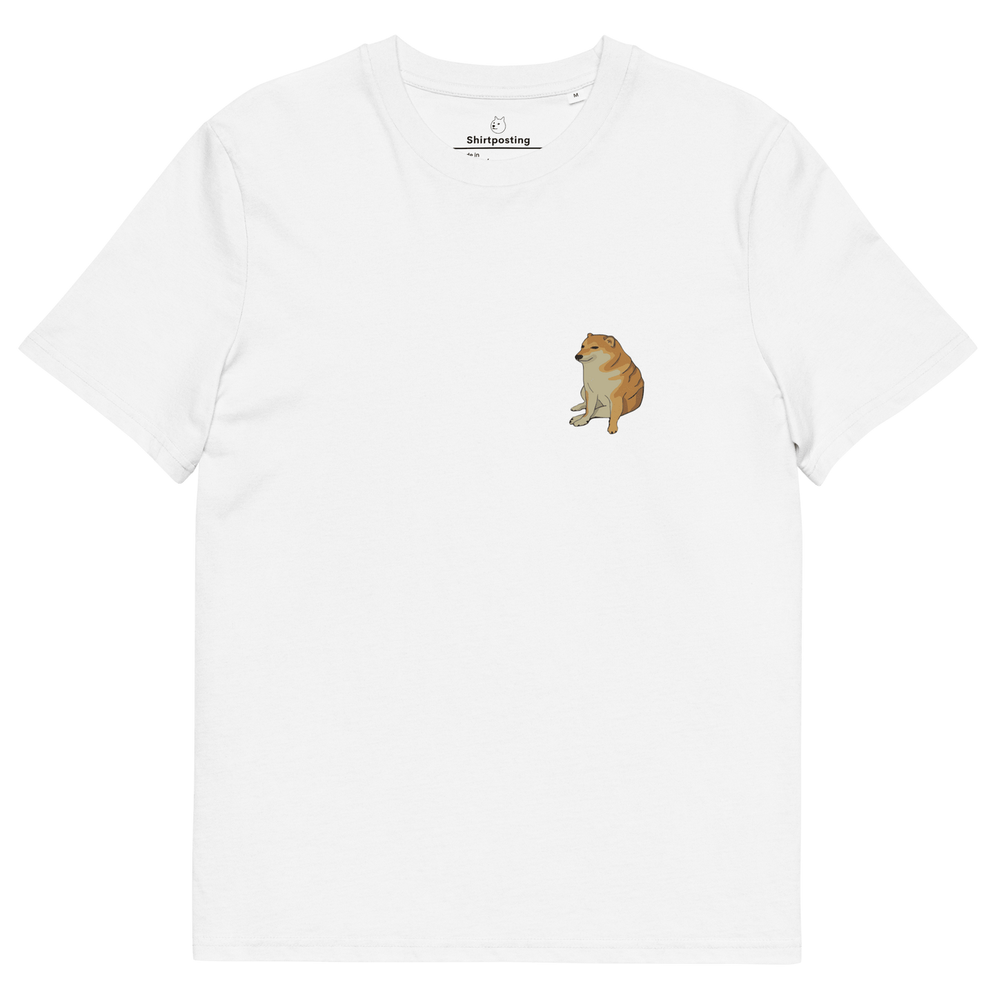 Doge Premium Organic T-Shirt Meme - White | Shirtposting