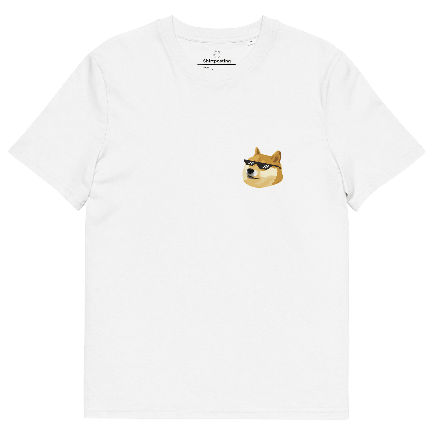 Doge Premium Organic T-Shirt Meme - White | Shirtposting