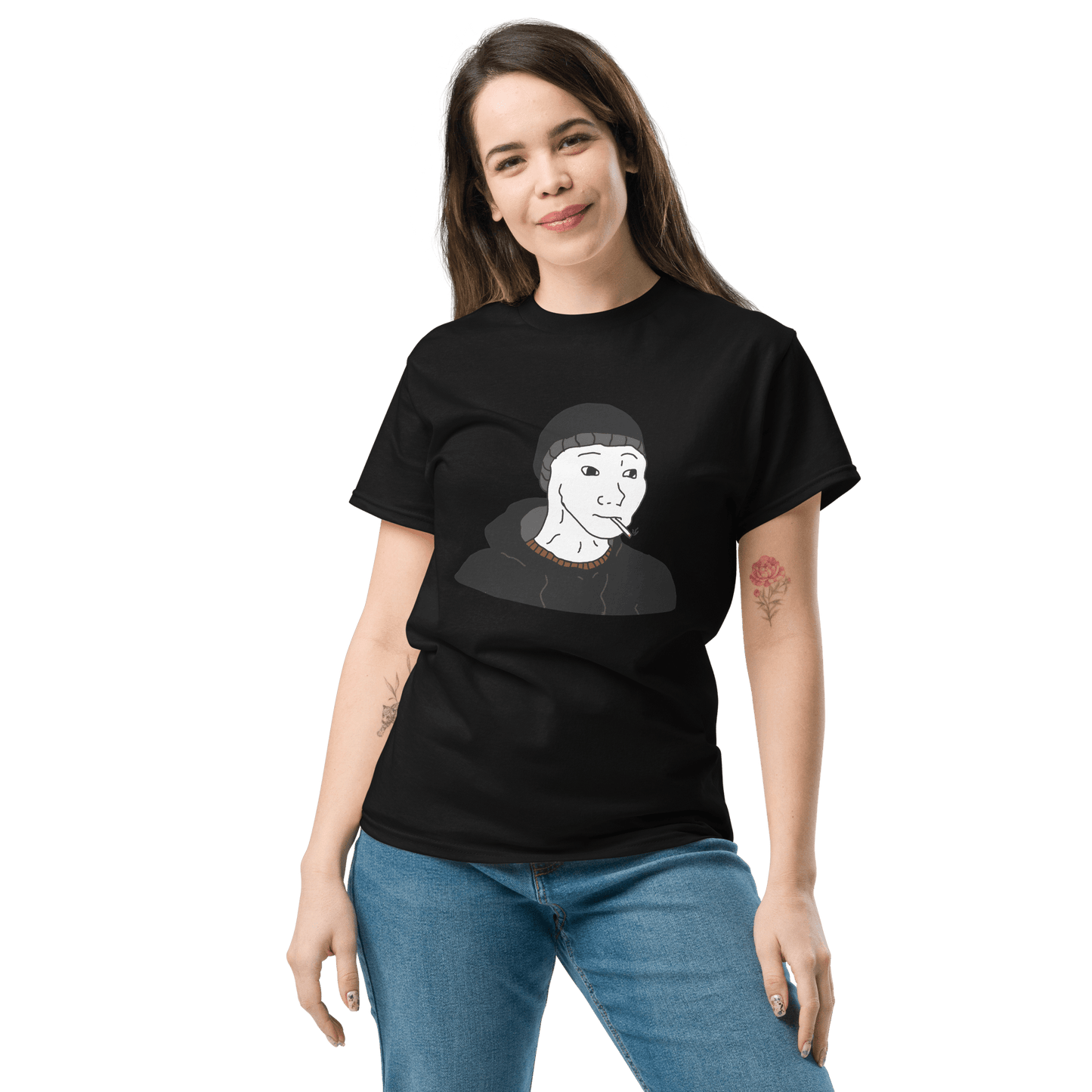 Doomer Wojak Classic T-Shirt Meme - Royal | Shirtposting