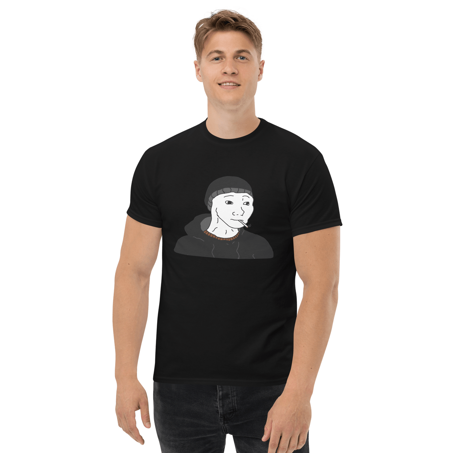 Doomer Wojak Classic T-Shirt Meme - Royal | Shirtposting