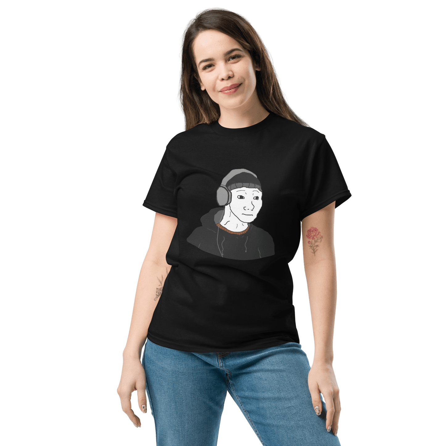 Doomer Wojak Classic T-Shirt Meme - Royal | Shirtposting