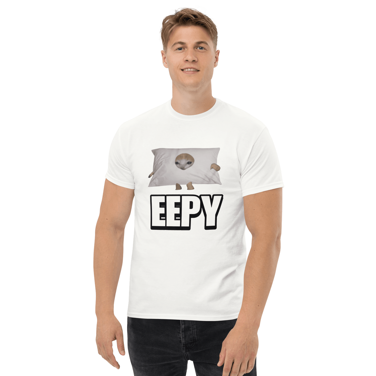 Eepy Classic T-Shirt Meme - Ash | Shirtposting
