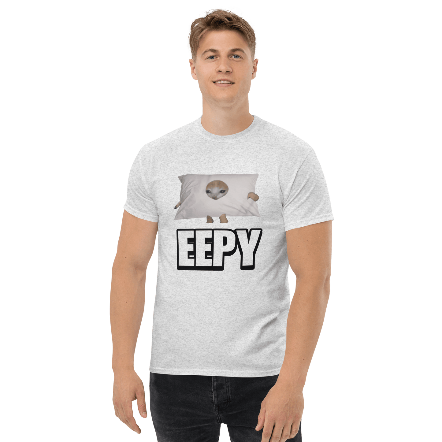 Eepy Classic T-Shirt Meme - Ash | Shirtposting