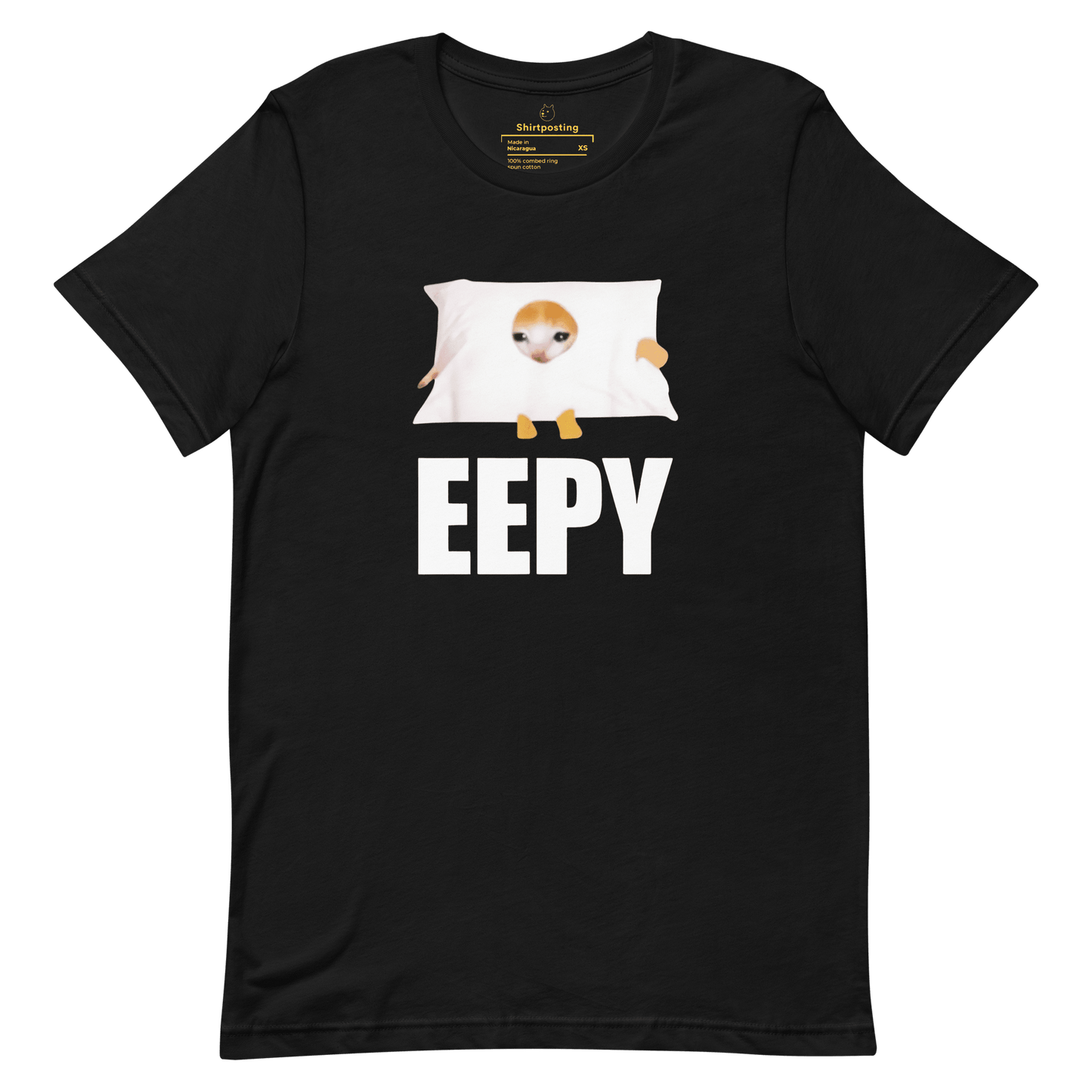 Eepy Classic T-Shirt Meme - Black | Shirtposting