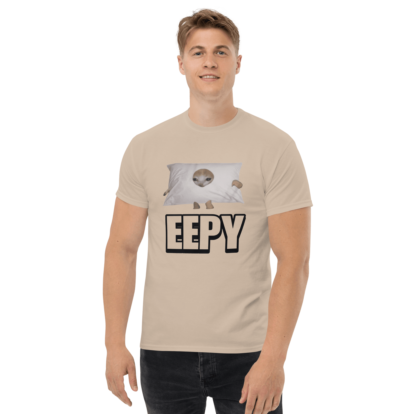 Eepy Classic T-Shirt Meme - Military Green | Shirtposting